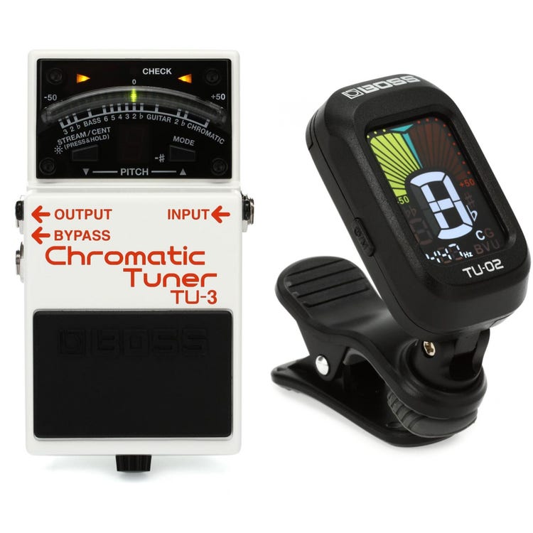 Boss TU-3 Chromatic Tuner Pedal with Bypass