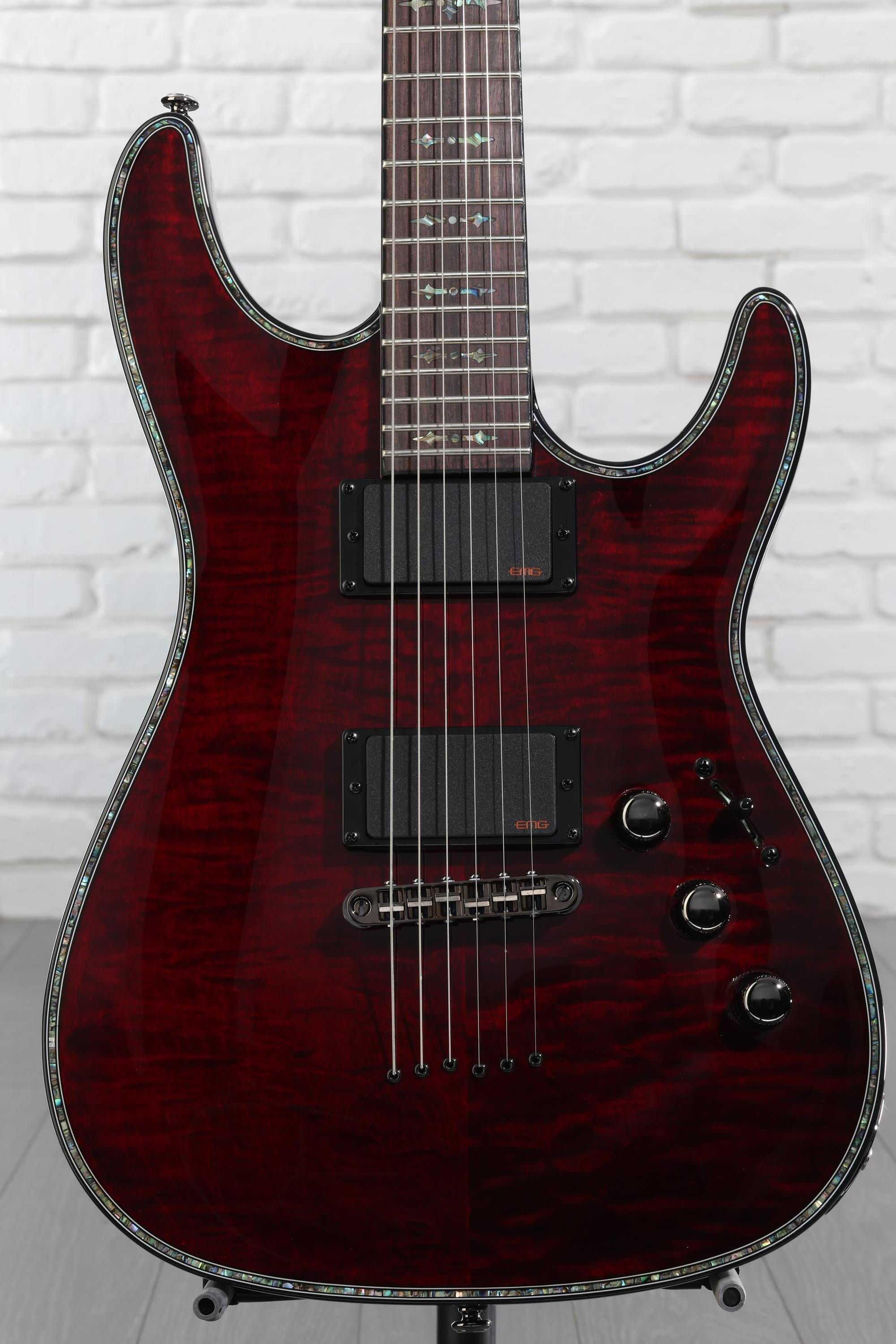 Schecter Hellraiser C-1 Electric Guitar - Black Cherry | Sweetwater