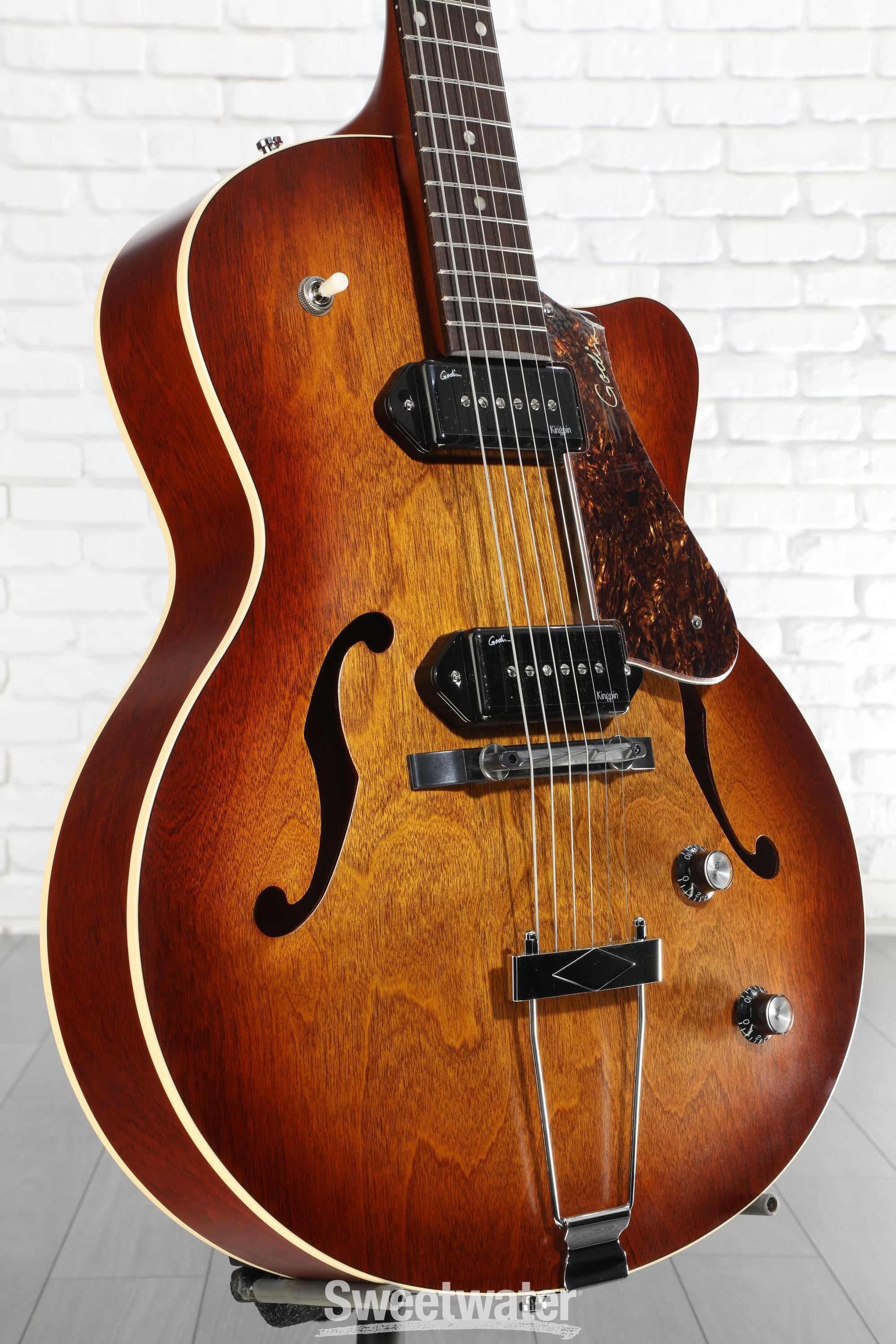 Godin 5th Avenue CW Kingpin II P90 Hollowbody Electric Guitar