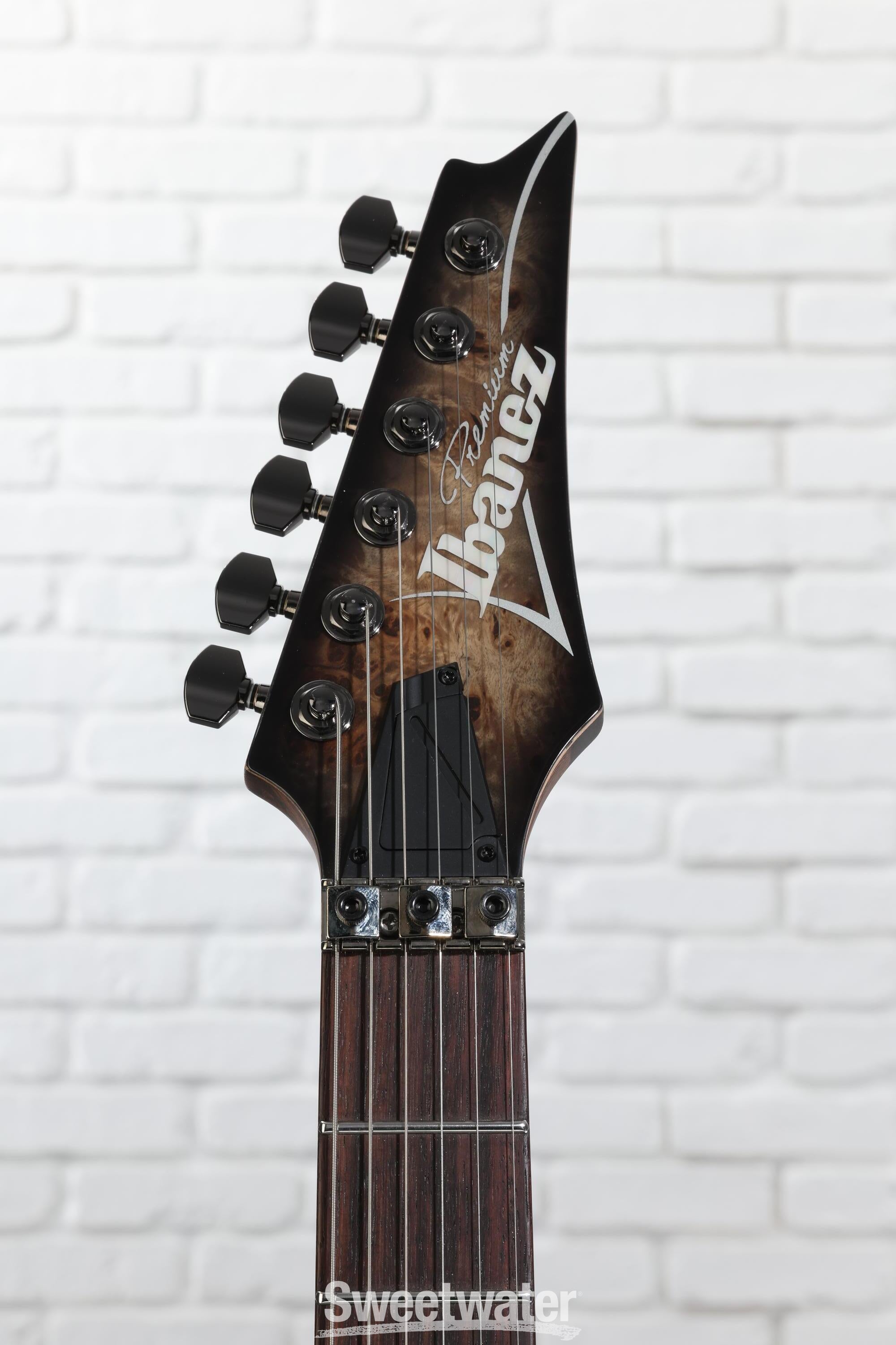 Ibanez Premium S1070PBZ Electric Guitar - Charcoal Black Burst