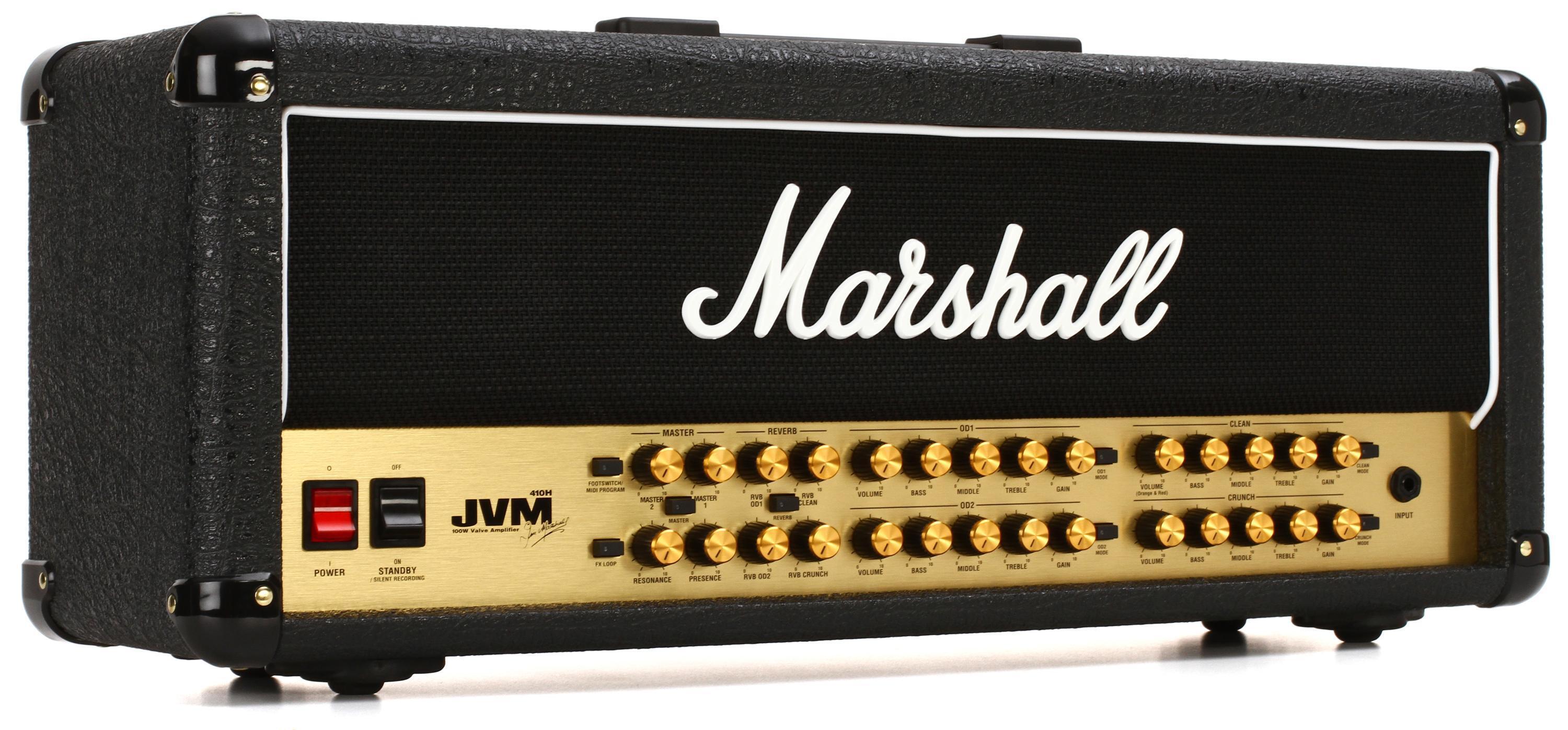 Marshall JVM410H 100-watt 4-channel Tube Head | Sweetwater