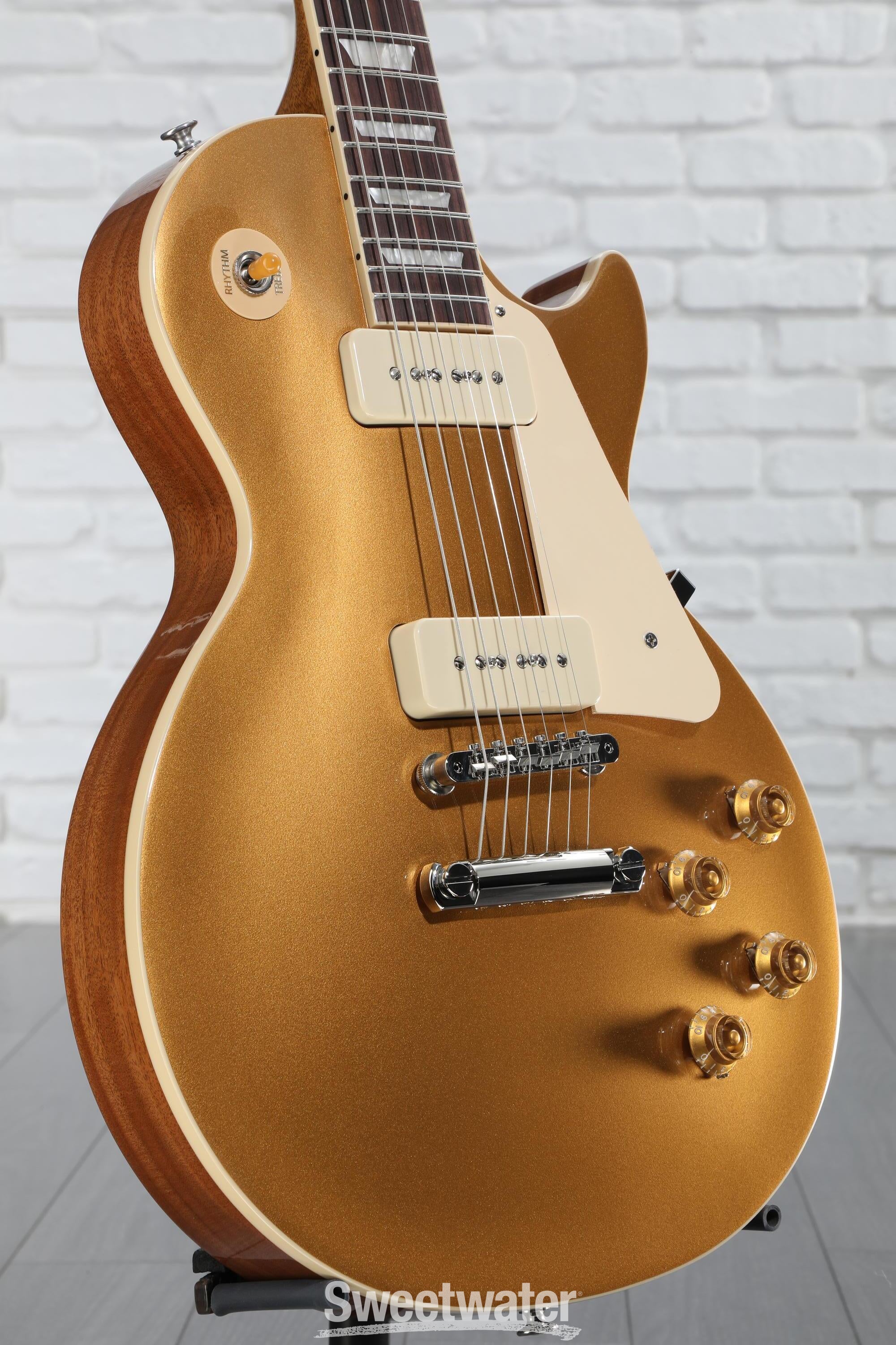 Gibson Les Paul Standard P90 Gold Top 0597494a-7055-589b-b355-
