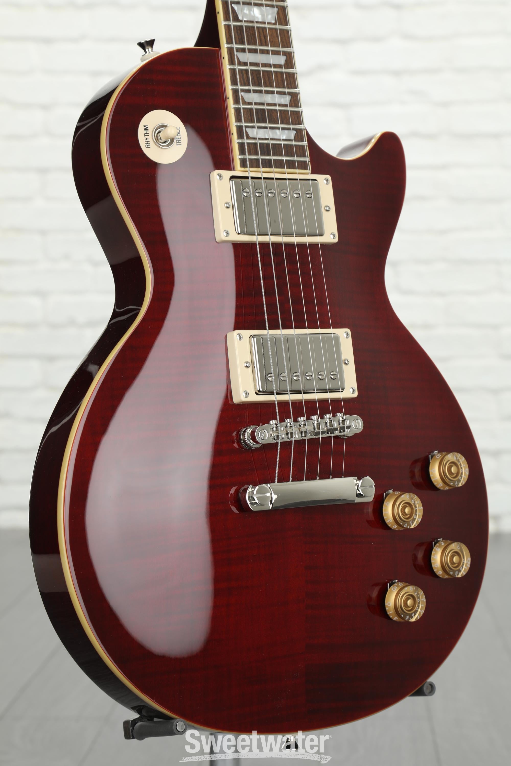 Epiphone Les Paul Tribute Plus - Black Cherry Reviews | Sweetwater