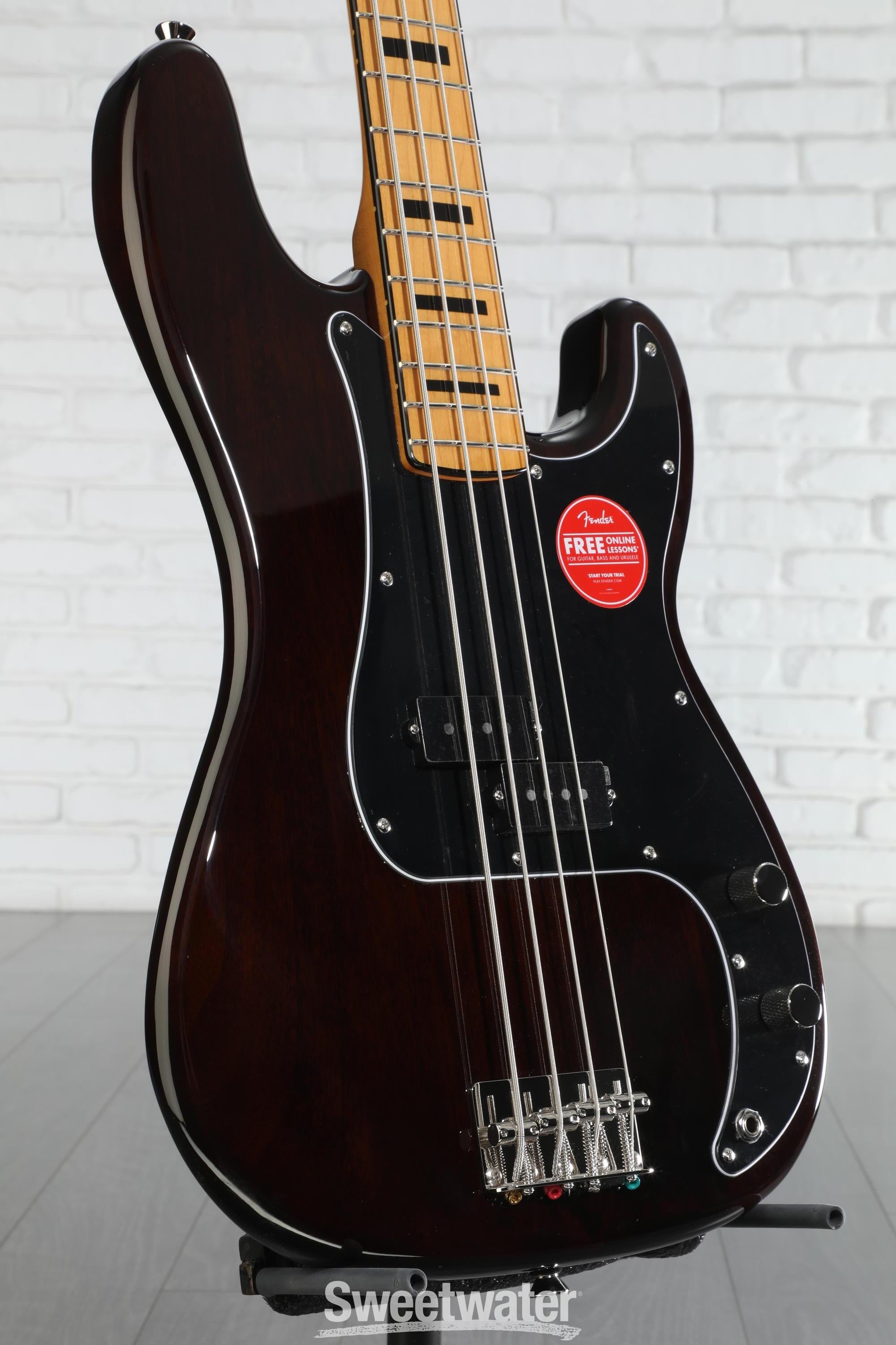 スクワイヤー Classic Vibe 70s Precision Bass Squier Classic Vibe '70s Precision Bass - walnut Solid body