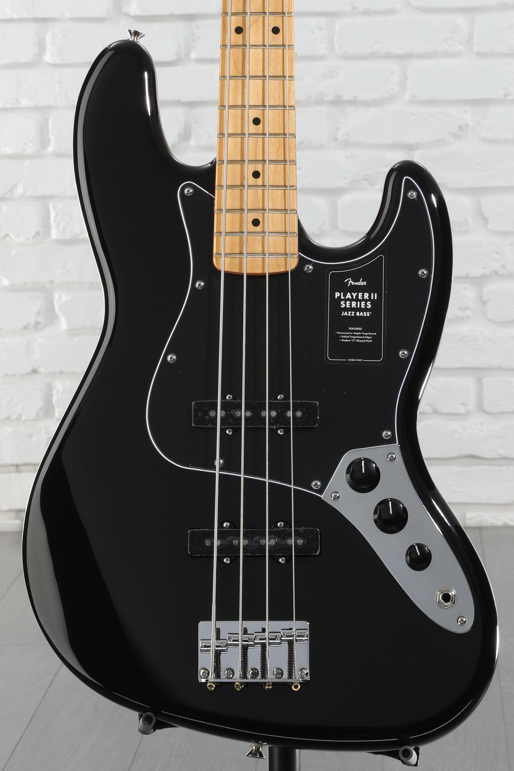 Fender Player II Jazz Bass - Black with Maple Fingerboard