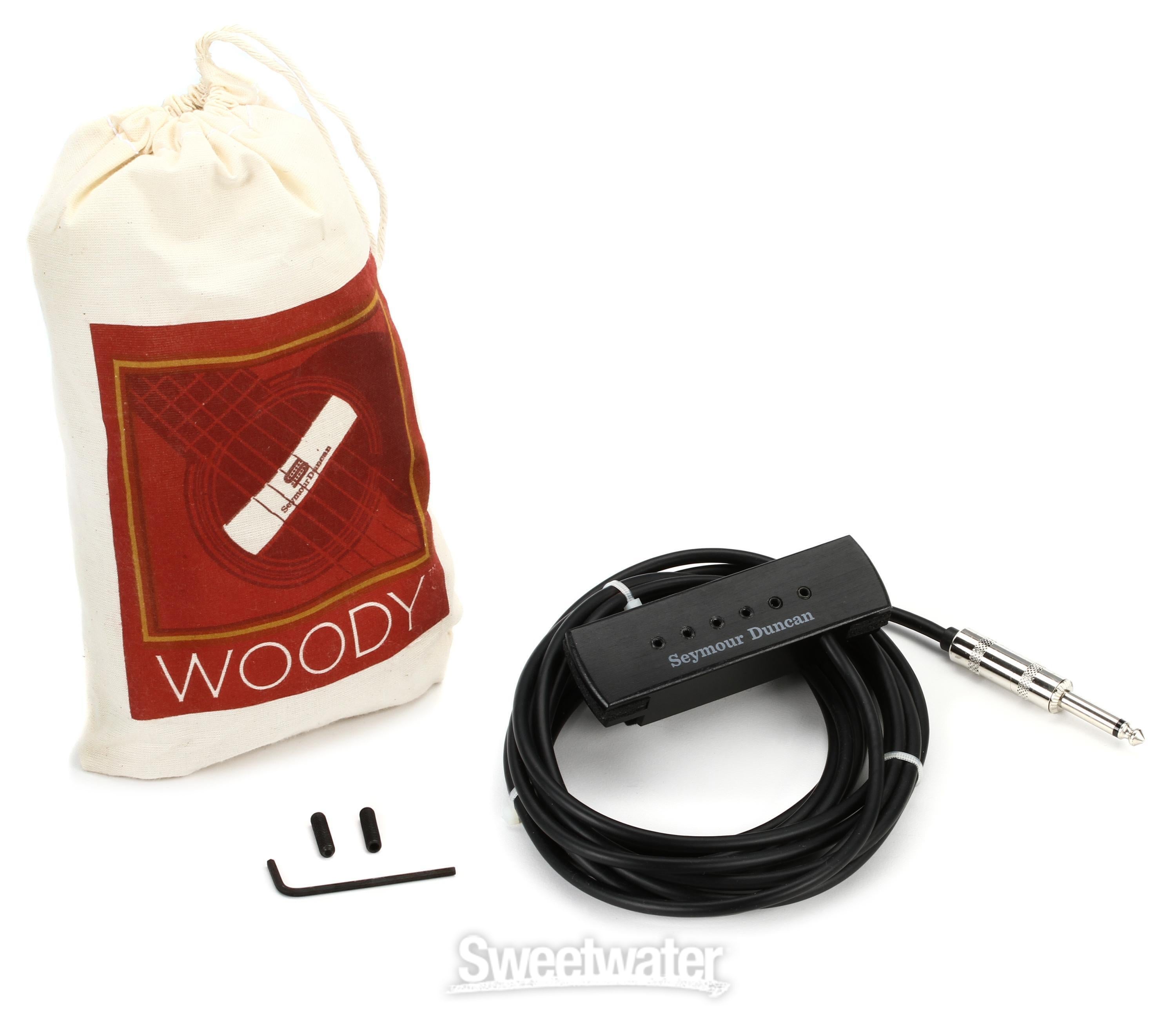 Seymour Duncan SA-3XL Woody XL Adjustable Hum-canceling Acoustic Soundhole  Pickup - Black