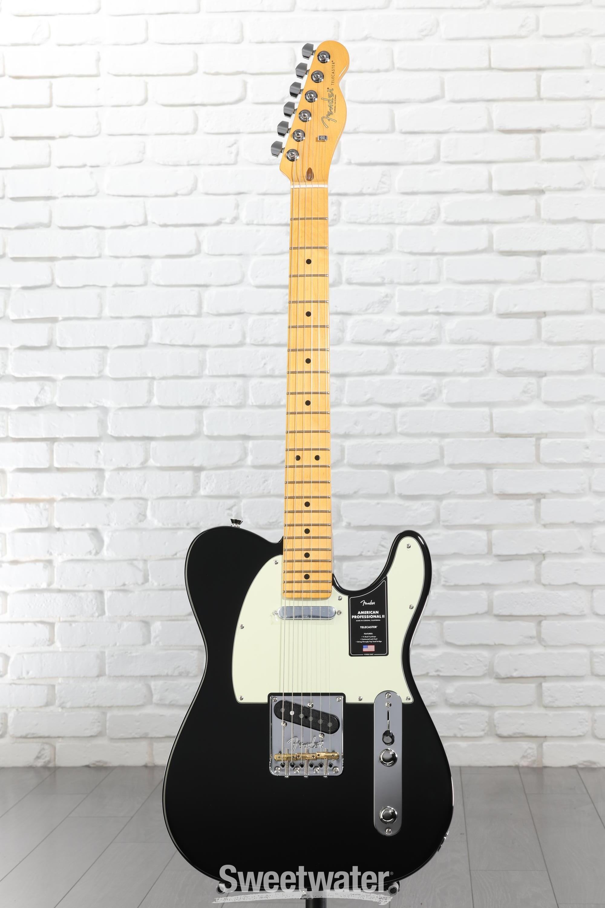 Fender American Professional II Telecaster - Black with Maple