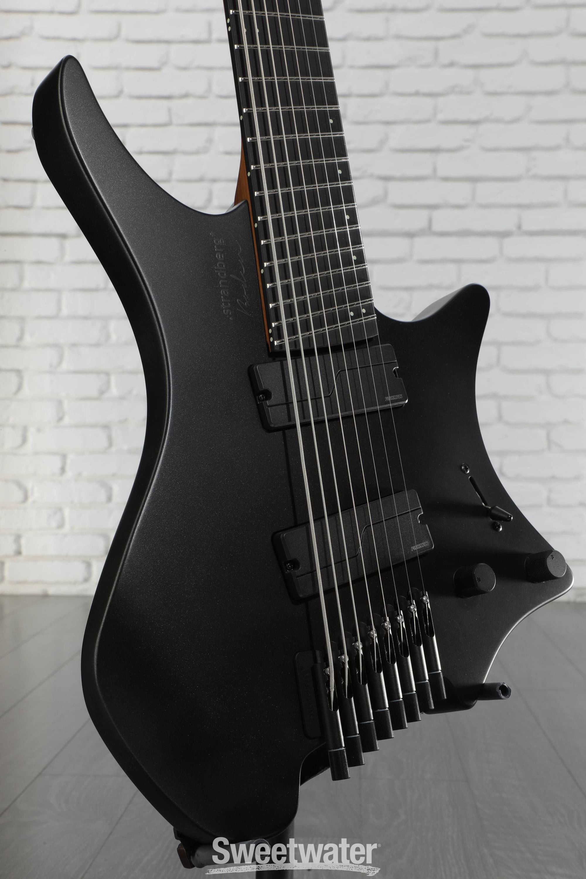 Strandberg Boden Metal NX 8 Electric Guitar - Black Granite