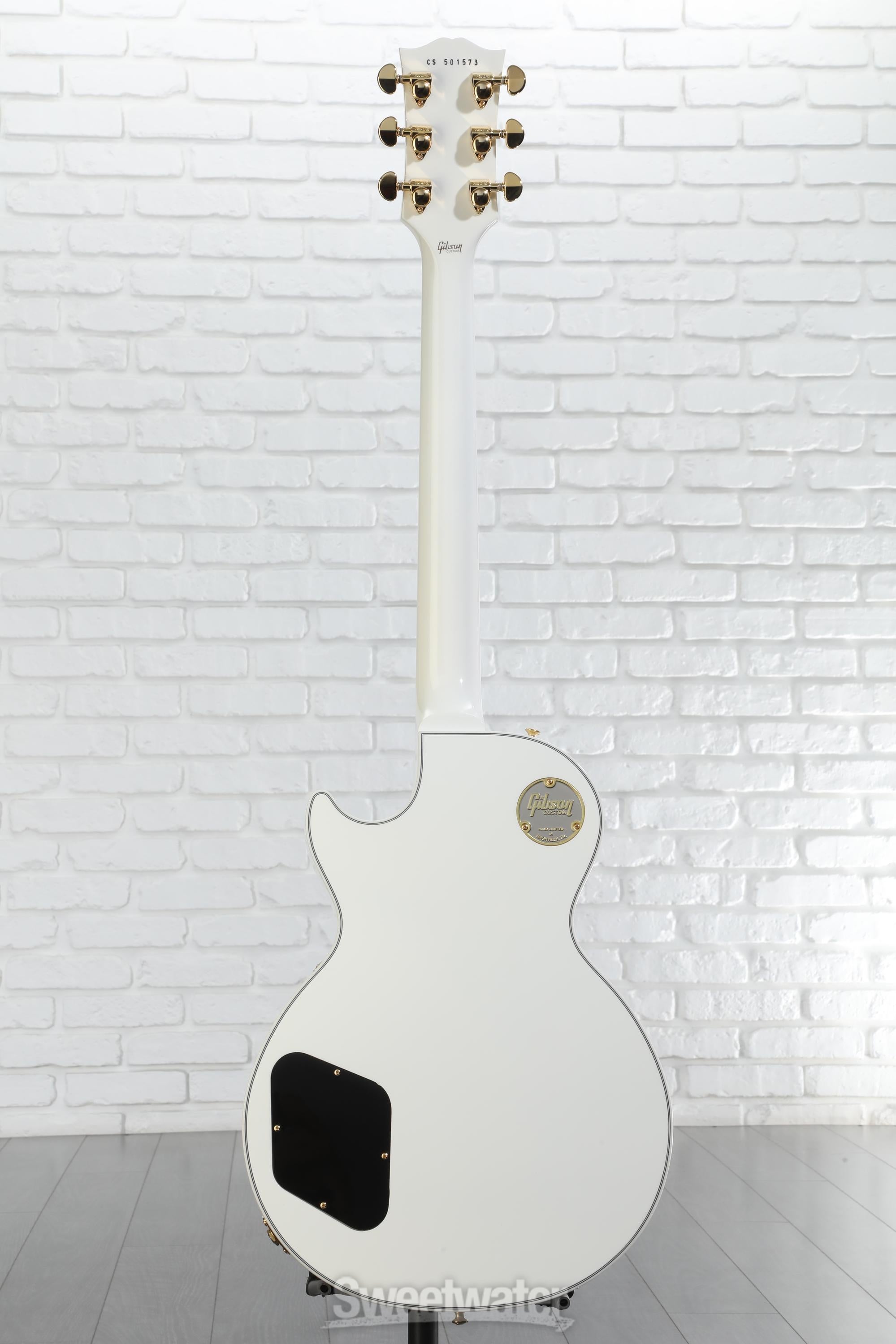 Gibson Custom Les Paul Custom - Alpine White with Ebony Fingerboard
