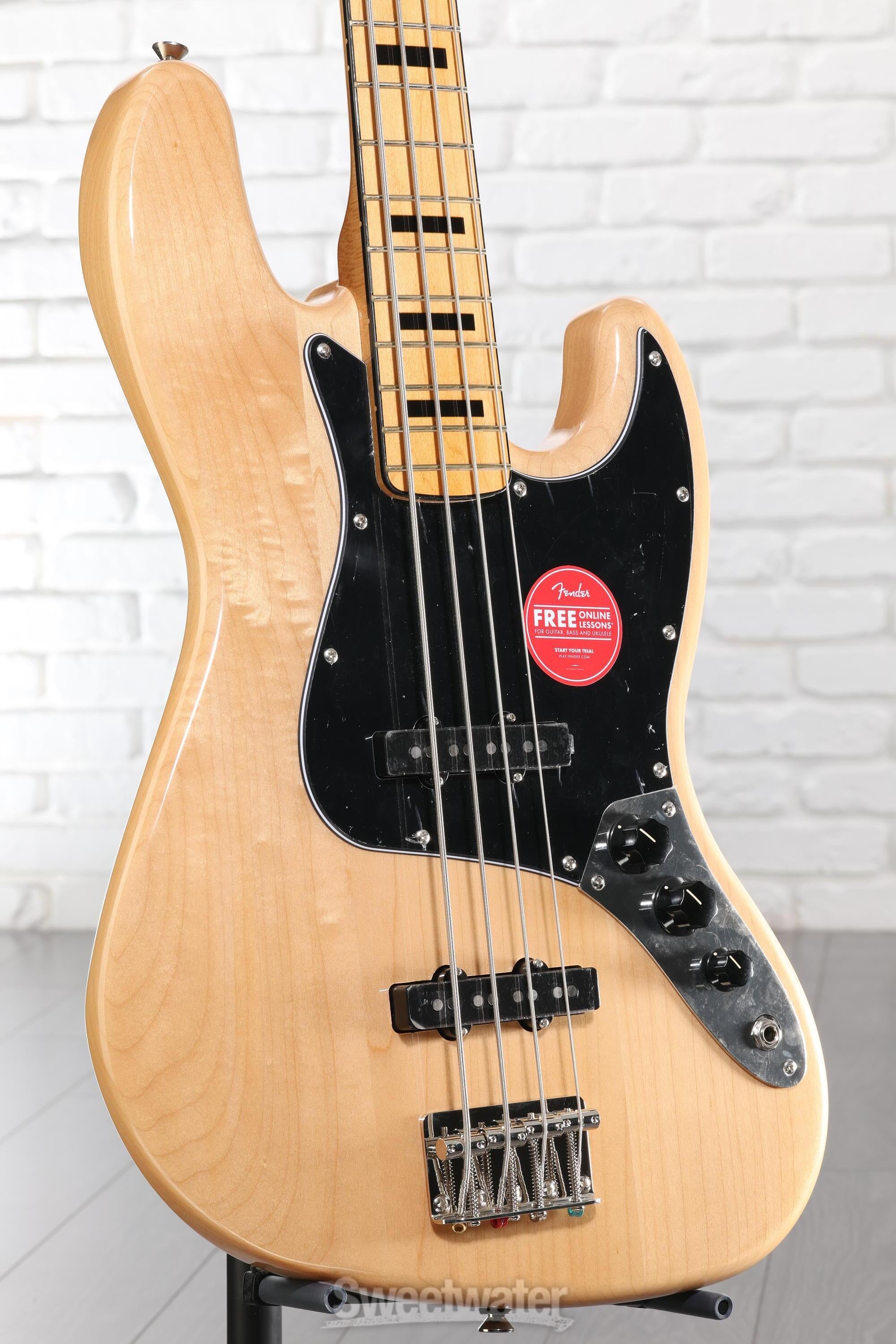 Squier Classic Vibe '70s Jazz Bass - Natural | Sweetwater