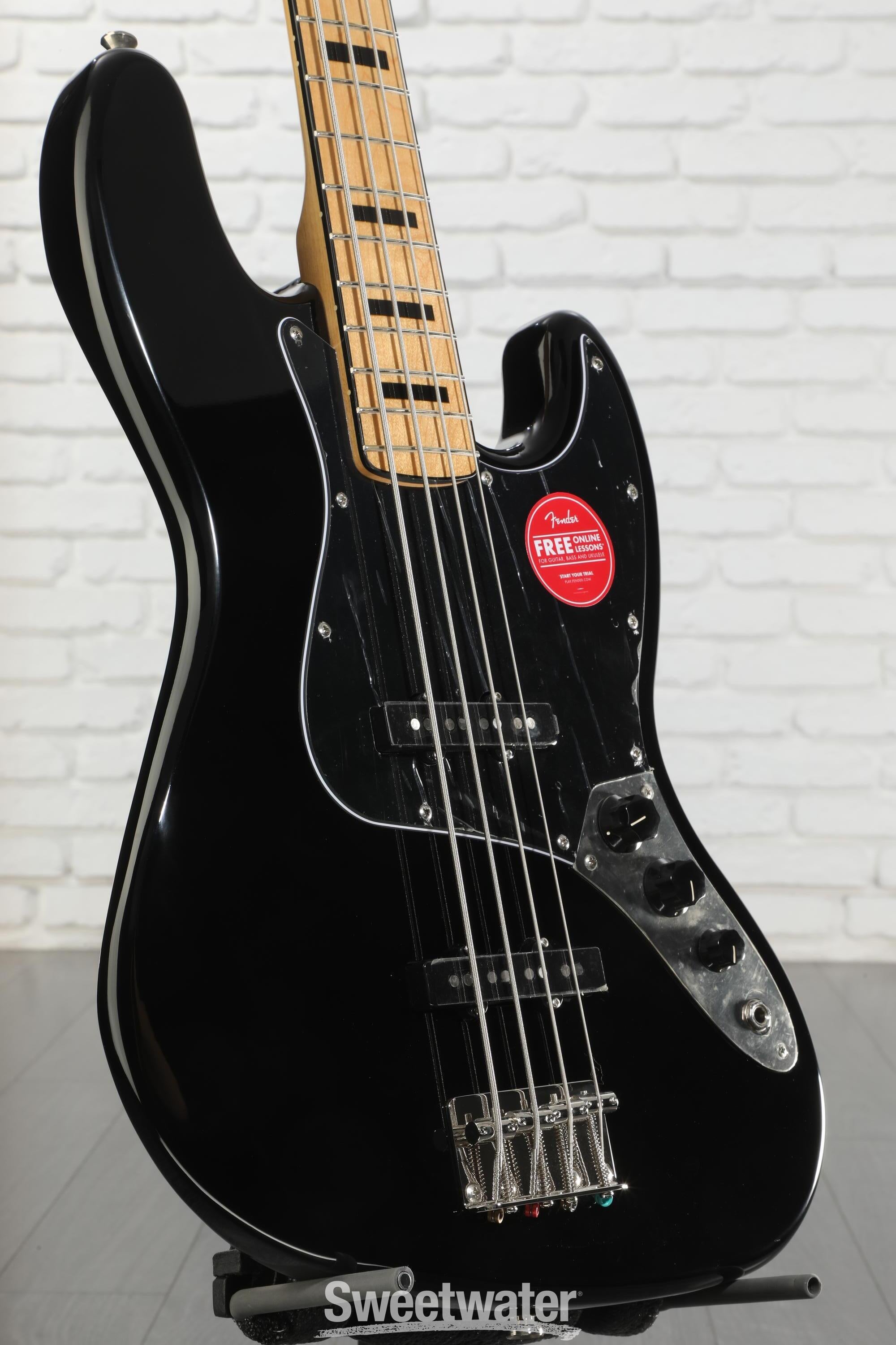 Squier Classic Vibe '70s Jazz Bass - Black | Sweetwater