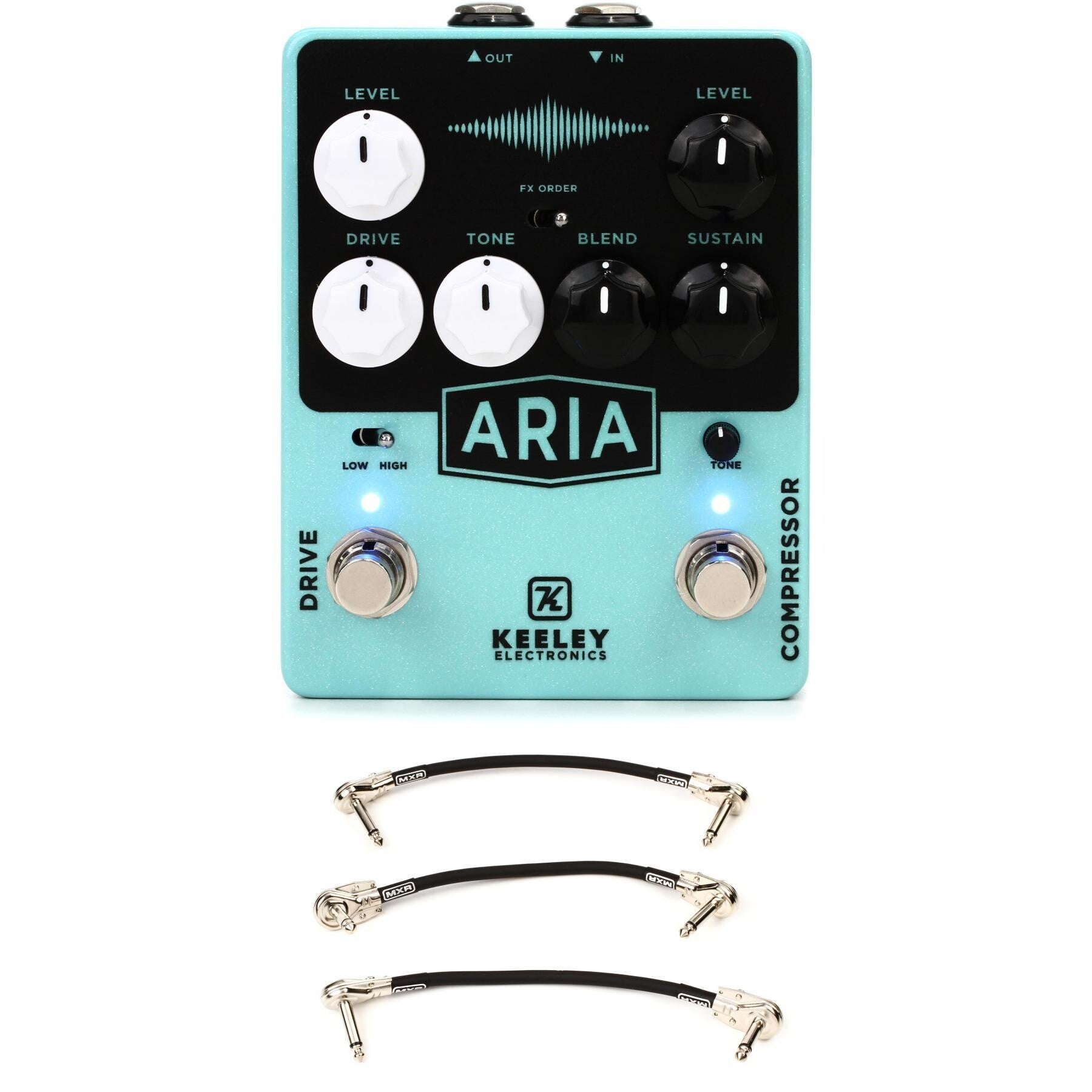 Keeley Aria Compressor and Overdrive Pedal | Sweetwater