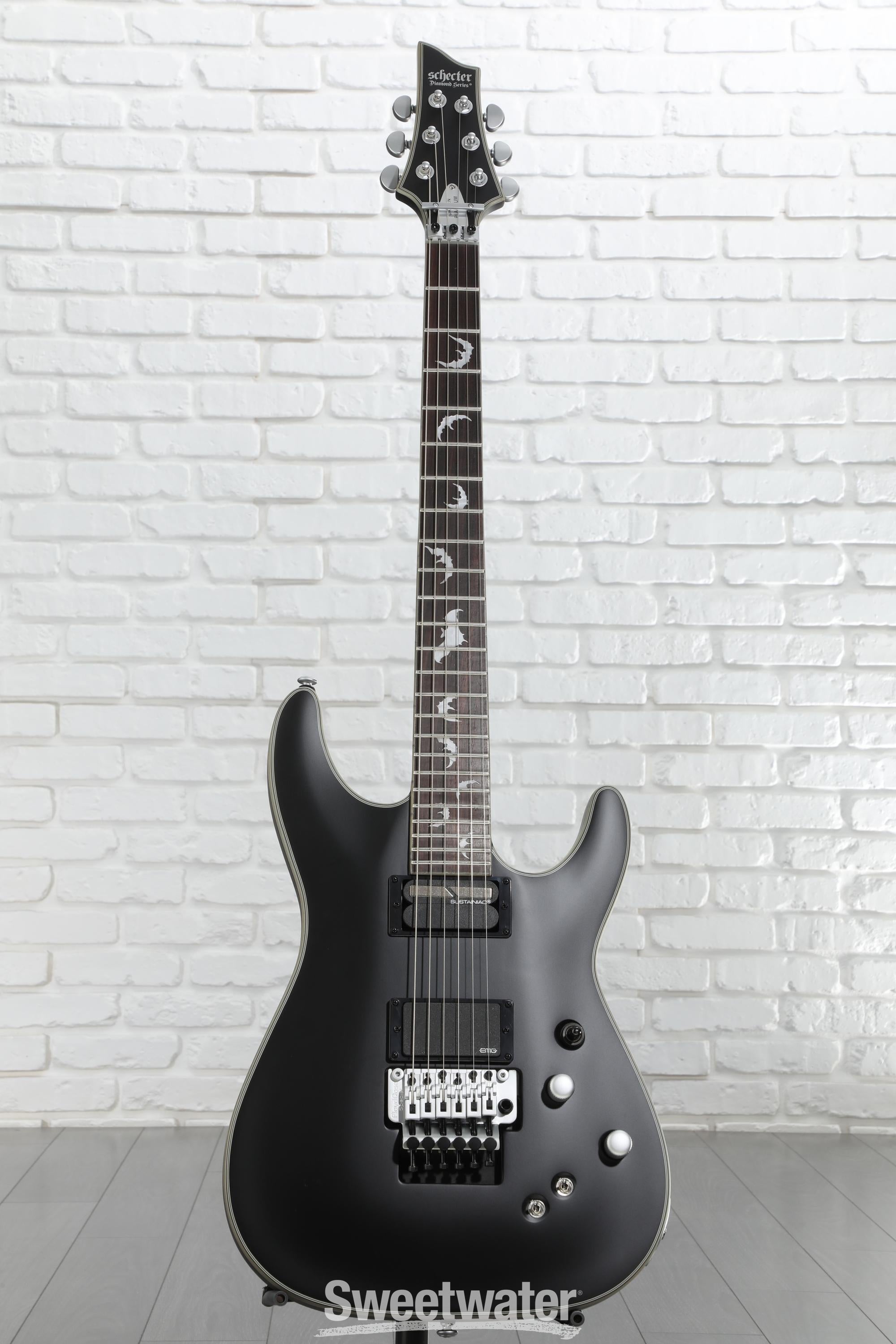 Schecter Damien Platinum 6 FR-S Electric Guitar - Satin Black