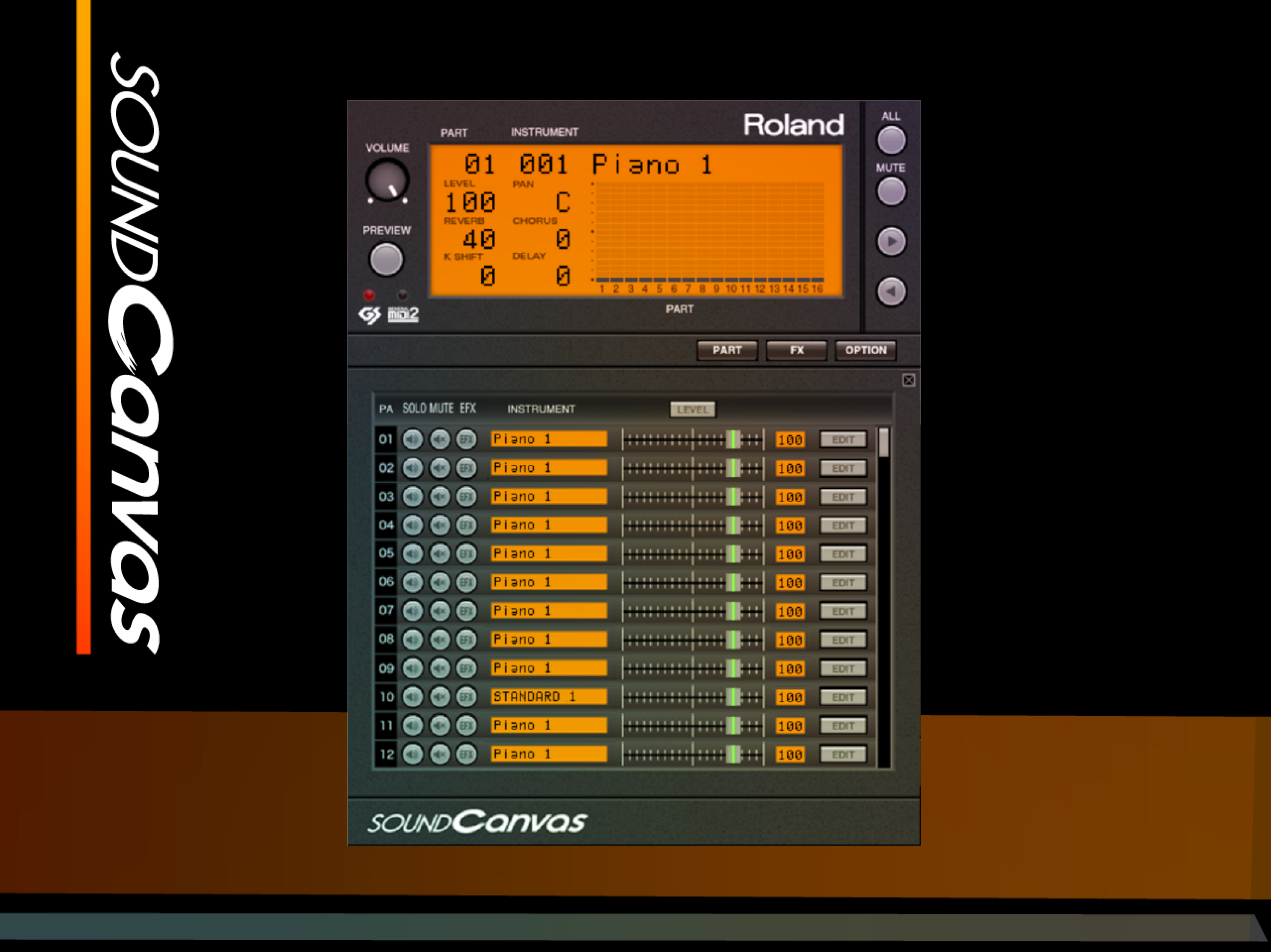 Roland Sound Canvas Synthesizer Software