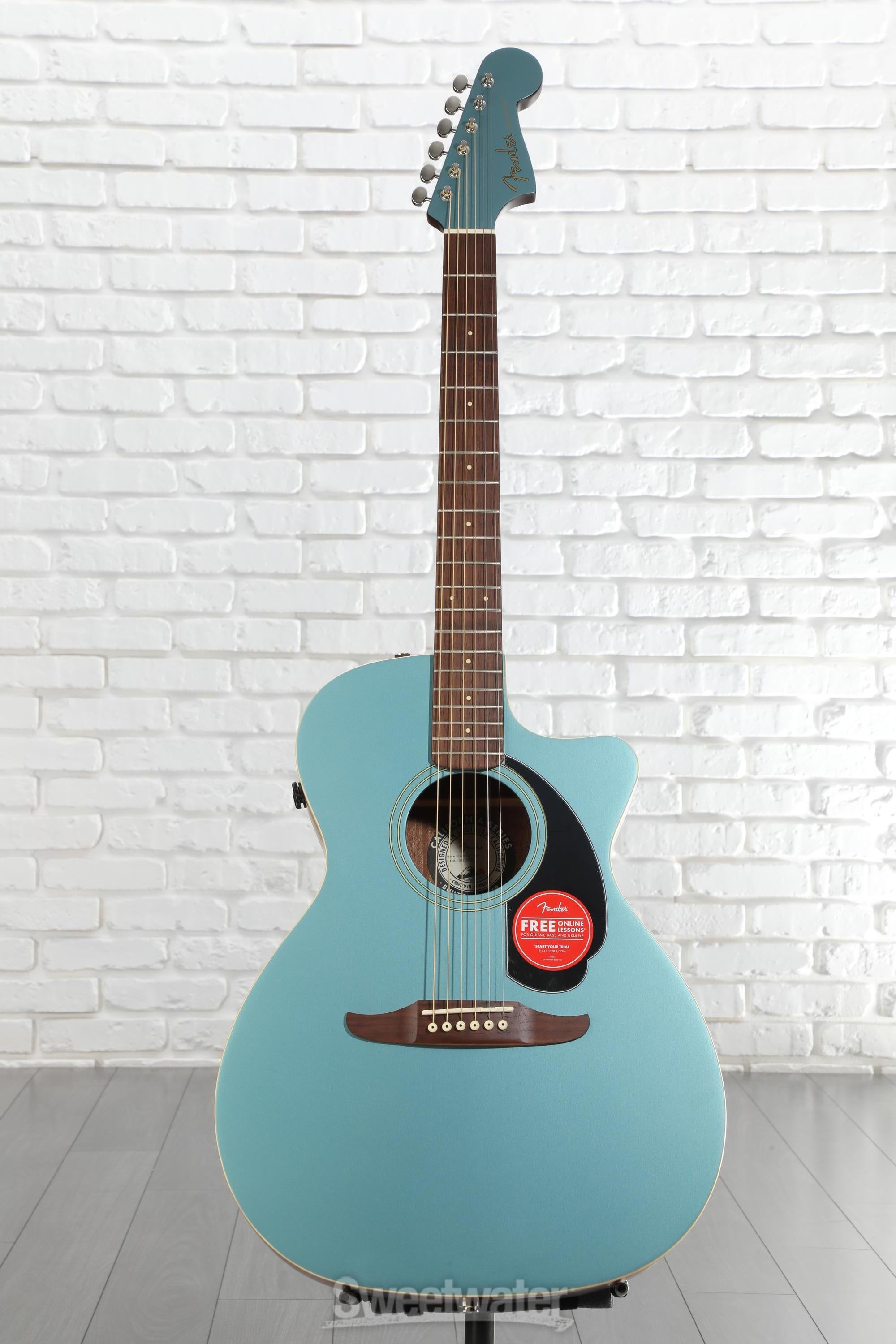 Fender Newporter Player Acoustic-electric Guitar - Tidepool