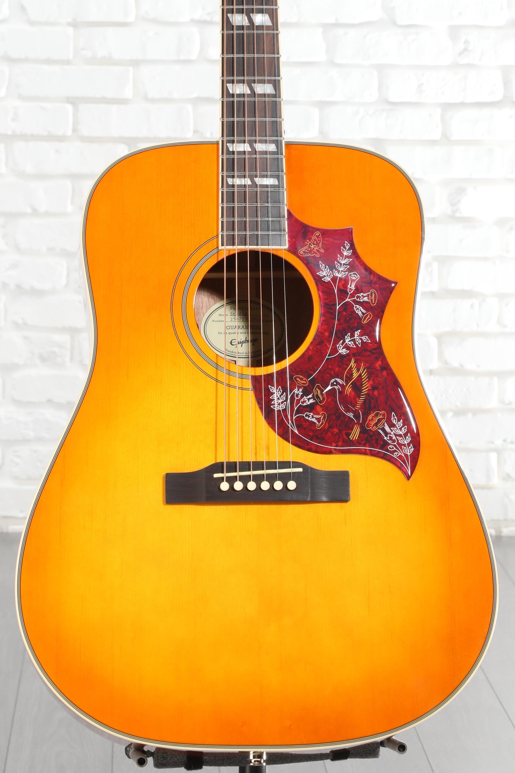 Epiphone Hummingbird Studio Acoustic-electric Guitar - Heritage