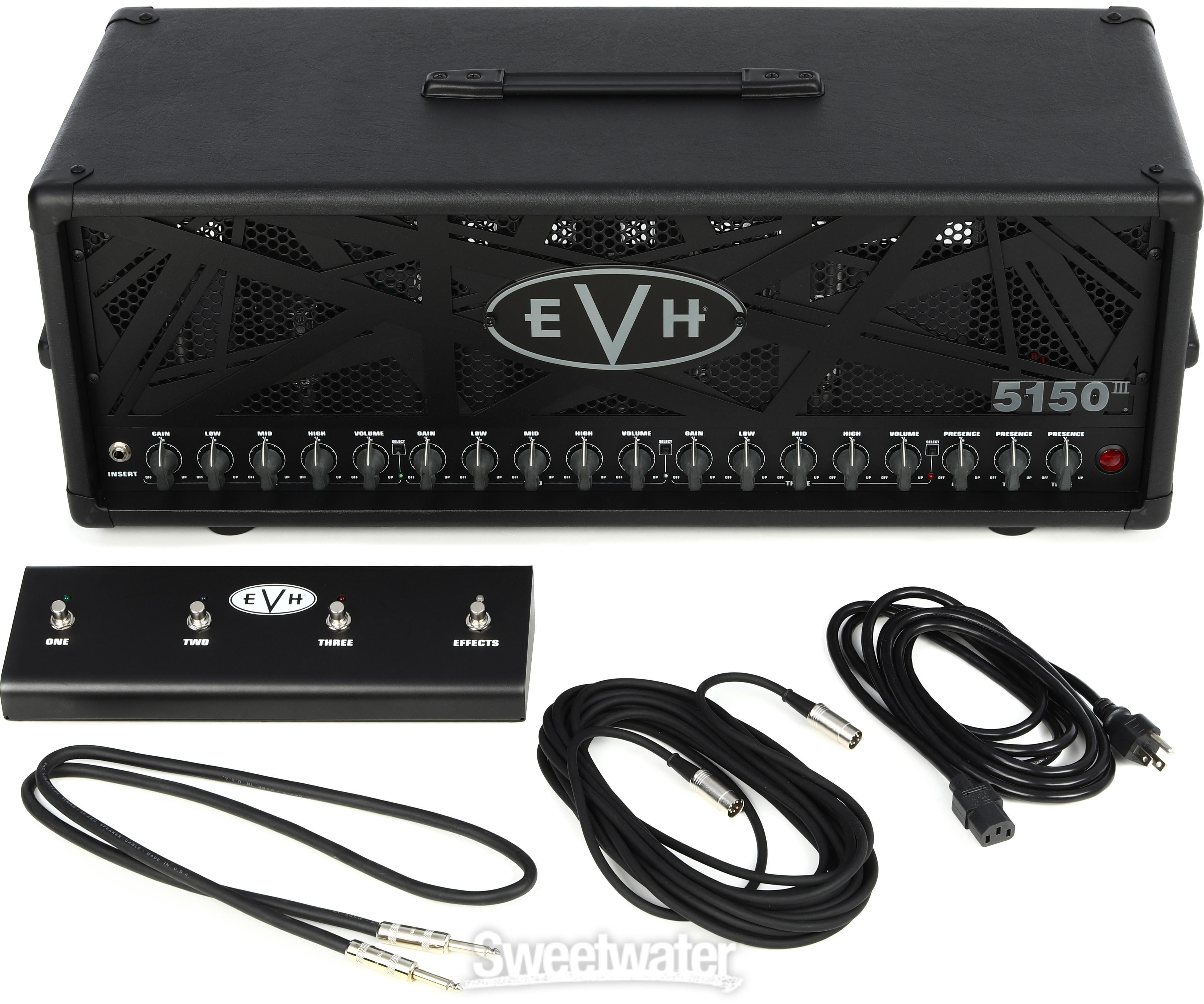 EVH 5150III 100S 100-watt Tube Head - Black Stealth | Sweetwater