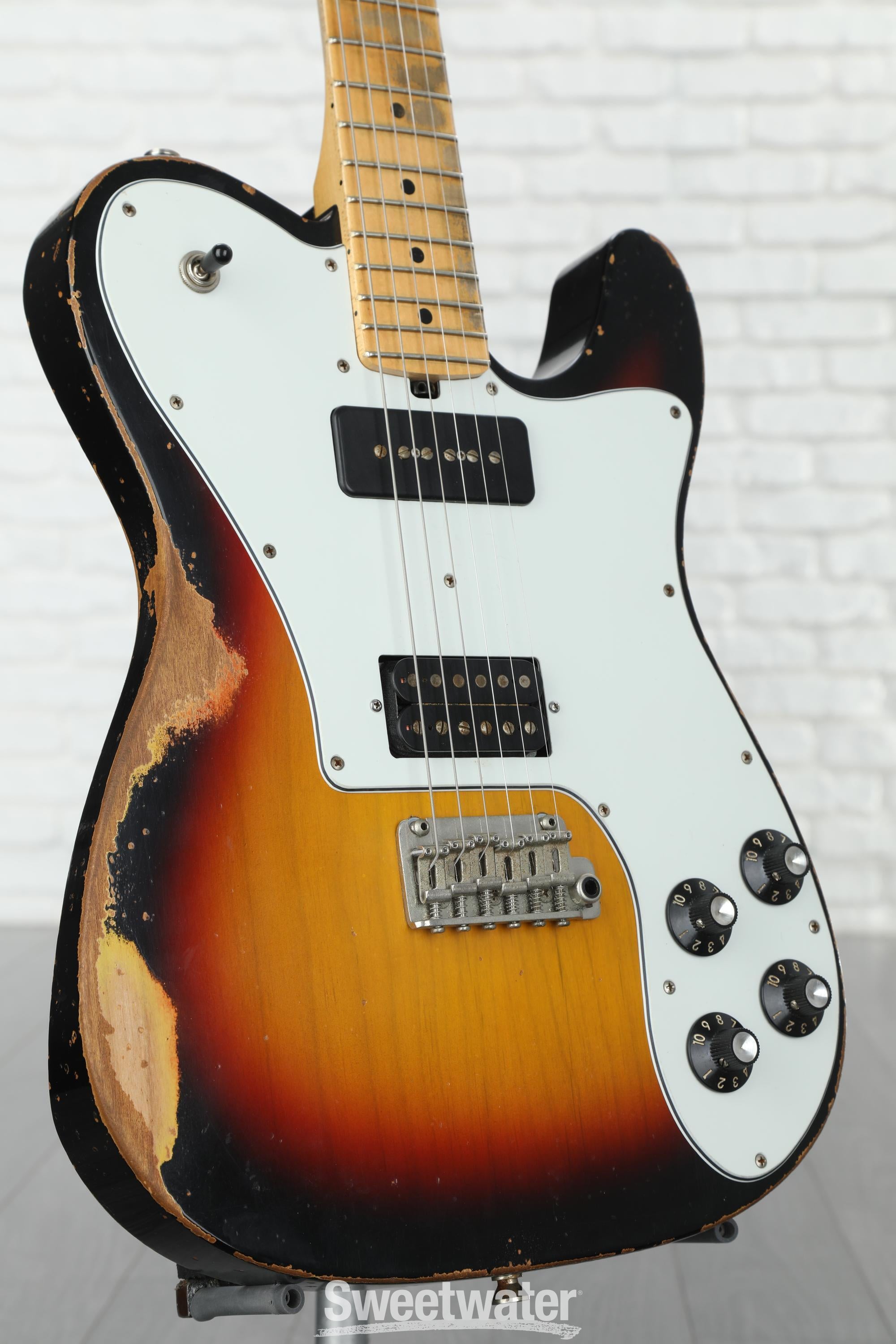 Friedman Vintage T Aged Electric Guitar - 3-tone Sunburst with