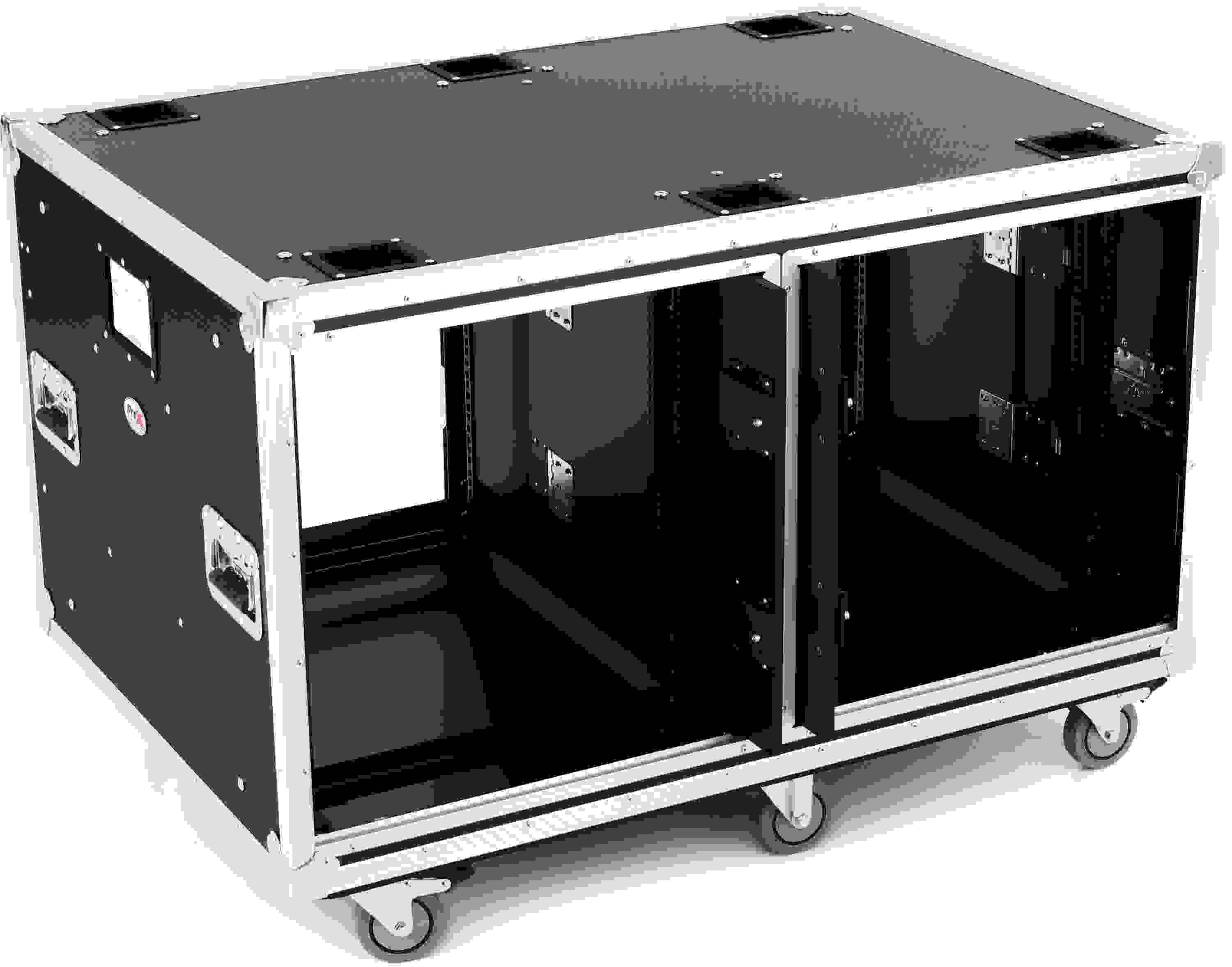 ProX XS-2X12USLAM24 12U Rack Shockmount Case - Black | Sweetwater