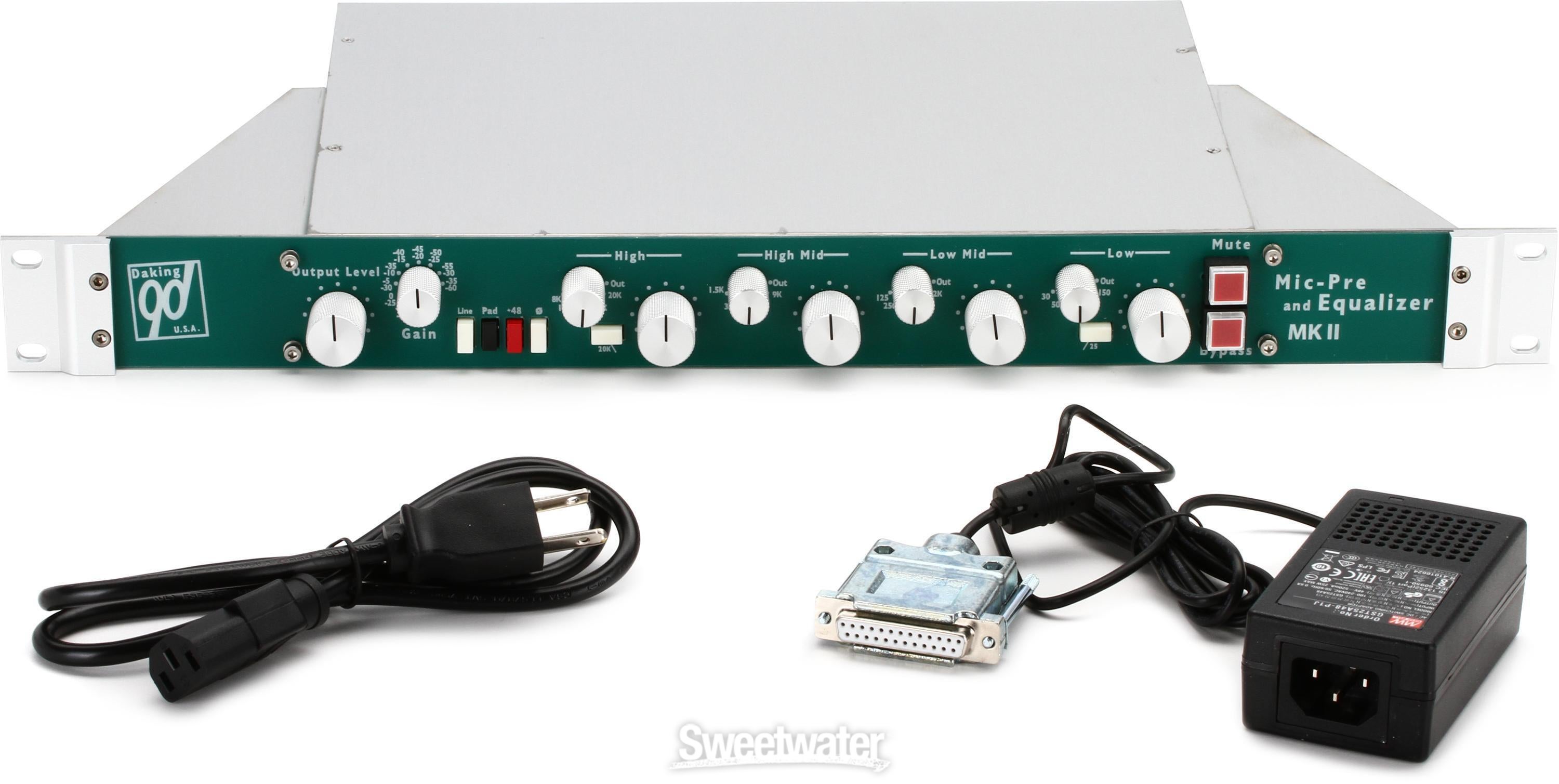 Daking Mic Pre/EQ Channel Strip Reviews | Sweetwater