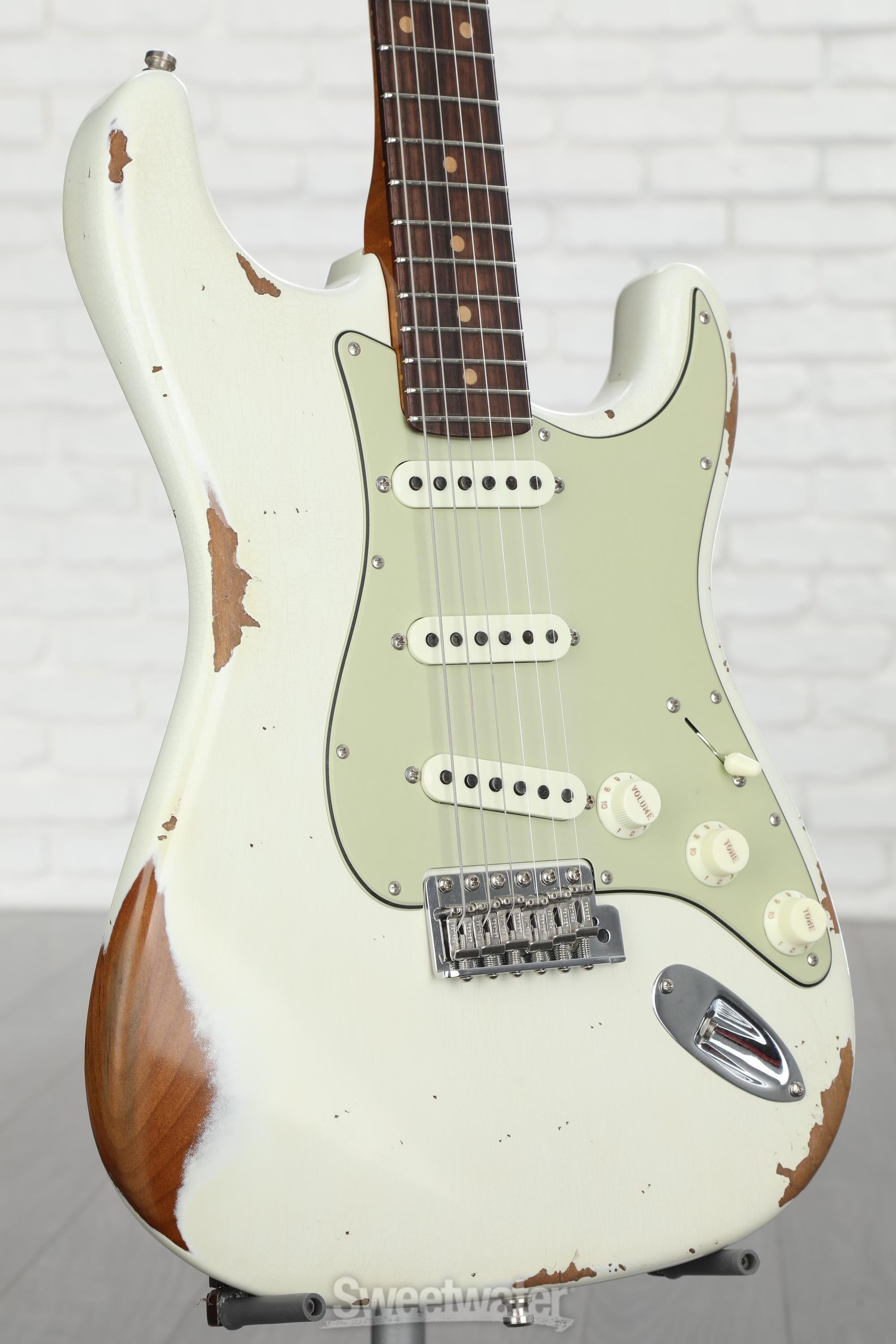 ★OlympicWhite Relic LaquerStratocaster★ ☆OlympicWhite Relic LaquerStratocaster☆ Fender Custom Shop 61