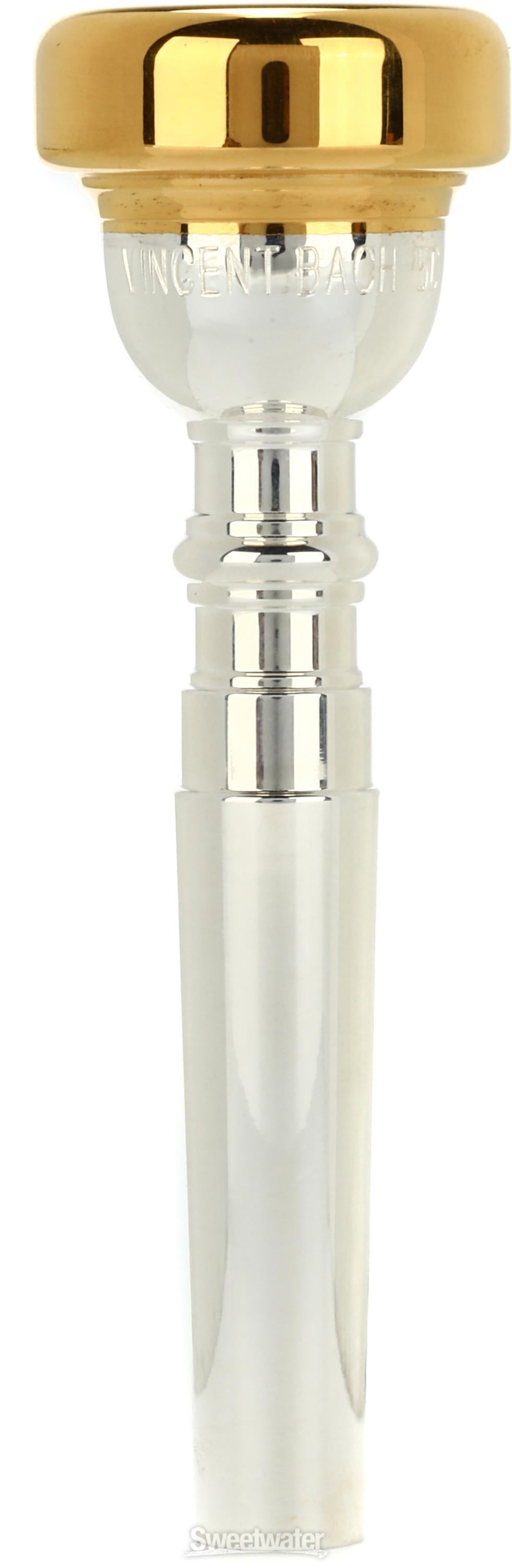 Bach 351 Classic Series Silver-plated Trumpet Mouthpiece with Gold