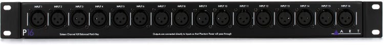 ART P16 16-channel XLR Balanced Patchbay