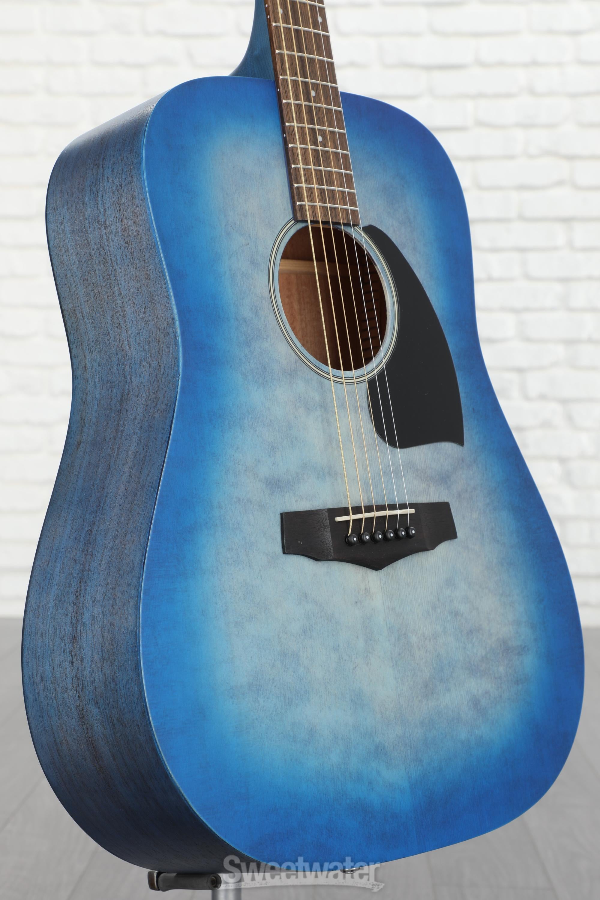 Ibanez PF18 Acoustic Guitar - Weathered Denim Blue Reviews