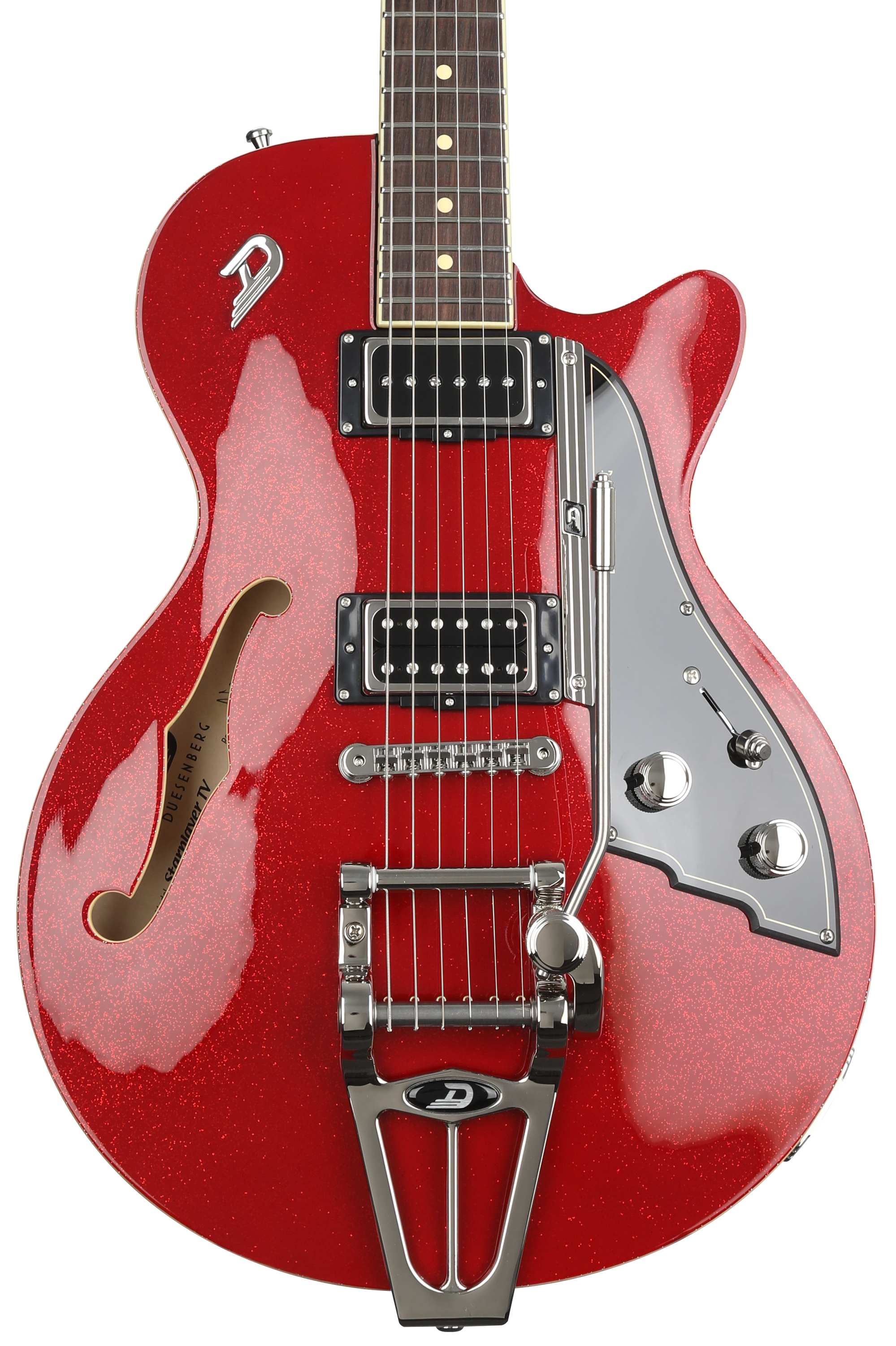 Duesenberg Starplayer TV Semi-hollowbody Electric Guitar - Red