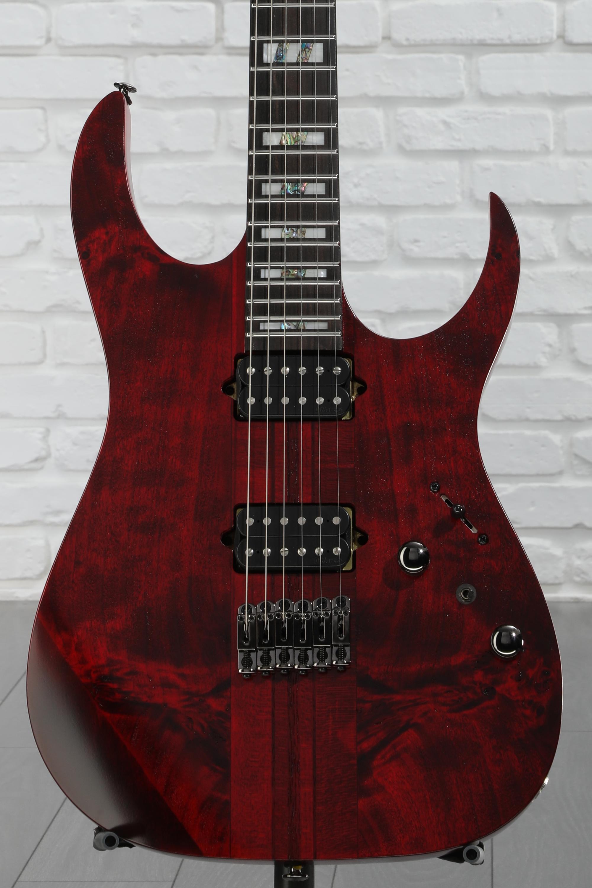 Ibanez premium RGT1221PB　Mod Ibanez Premium RGT1221PB Electric Guitar - Stained Wine Red