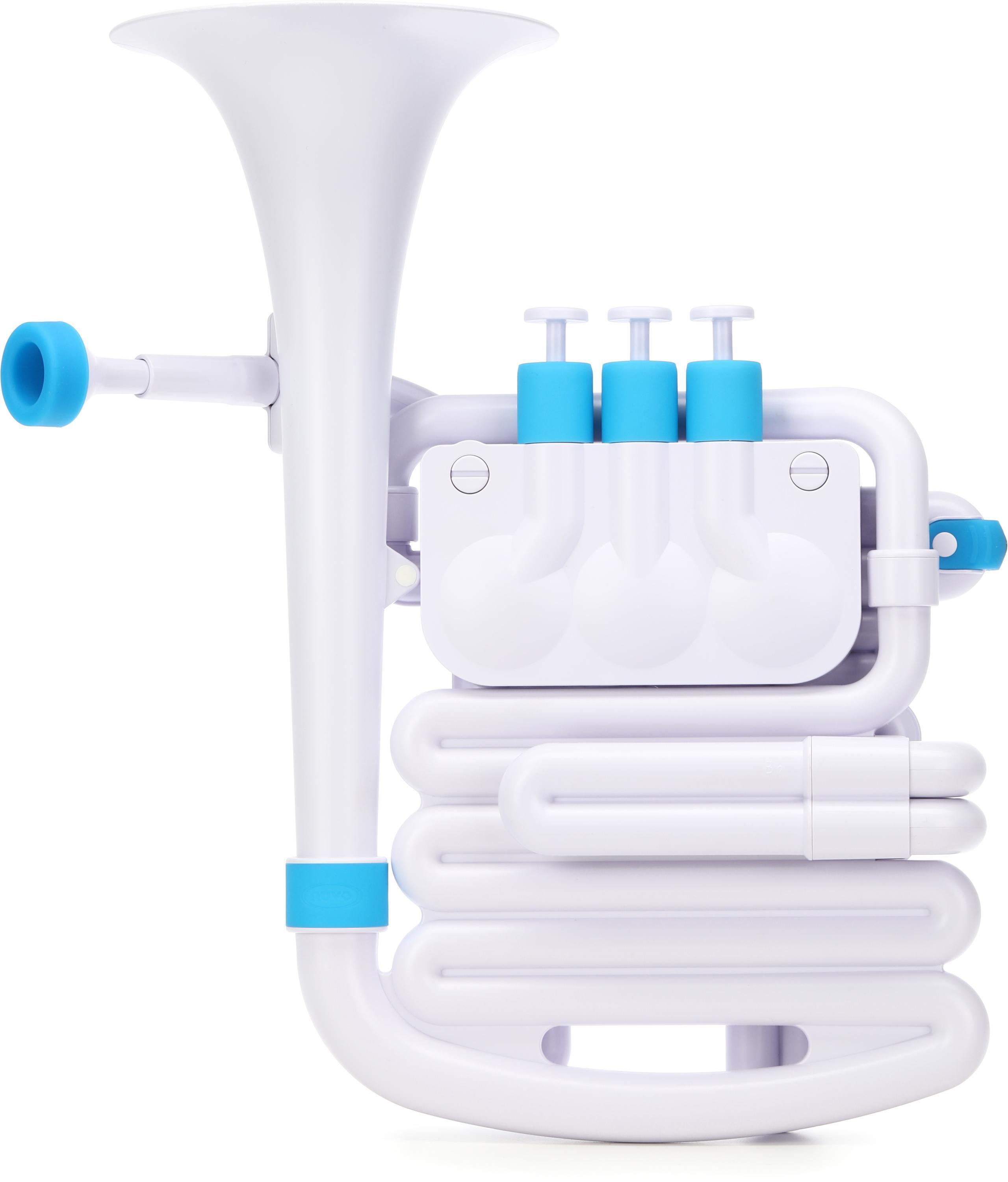 Nuvo jHorn - White/Blue | Sweetwater