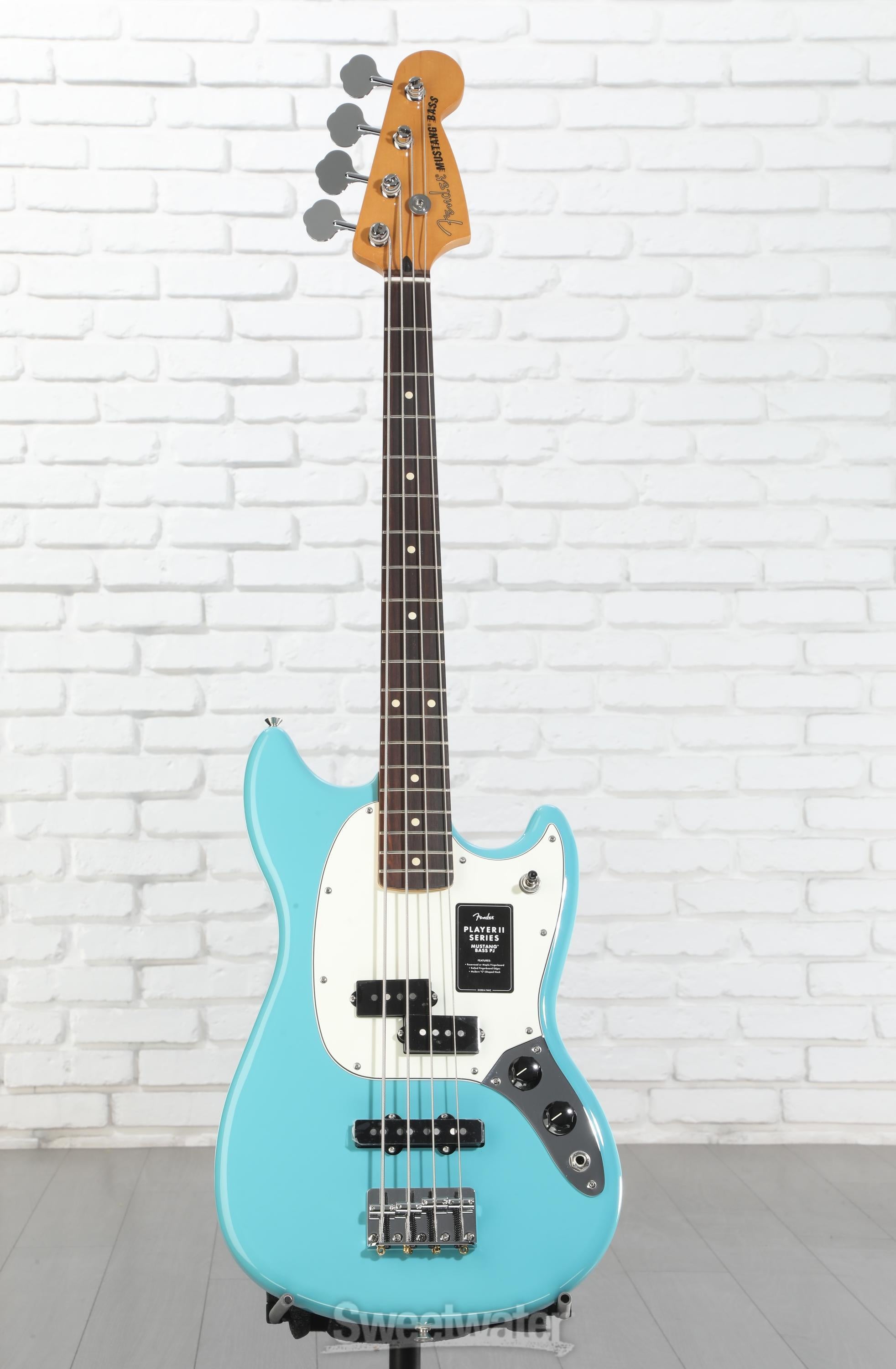 Fender Player II Mustang Bass PJ - Aquatone Blue with