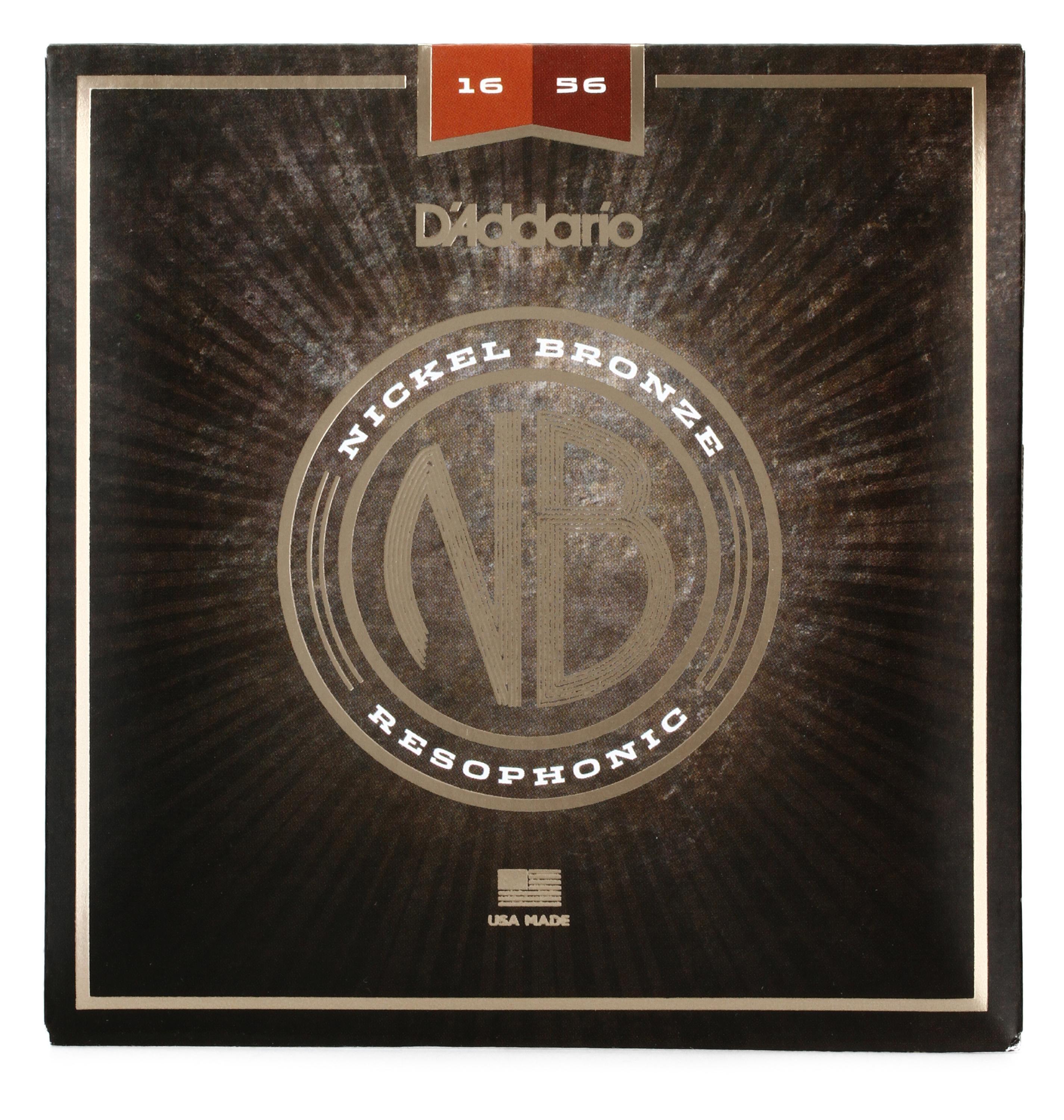 D Addario NB1656 Nickel Bronze Resophonic Acoustic Guitar Strings