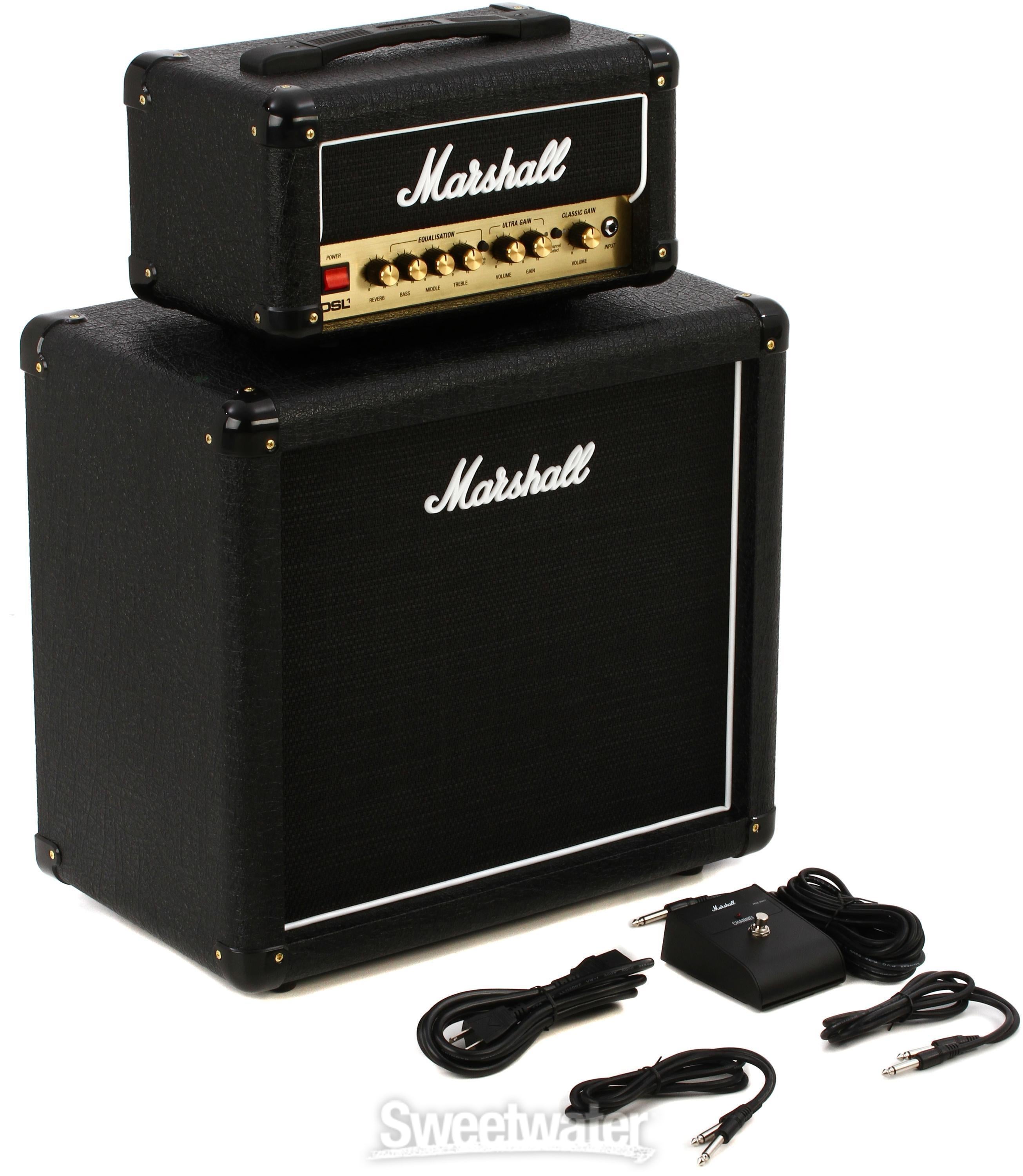 Marshall DSL1HR Head and MX112R Cabinet Bundle