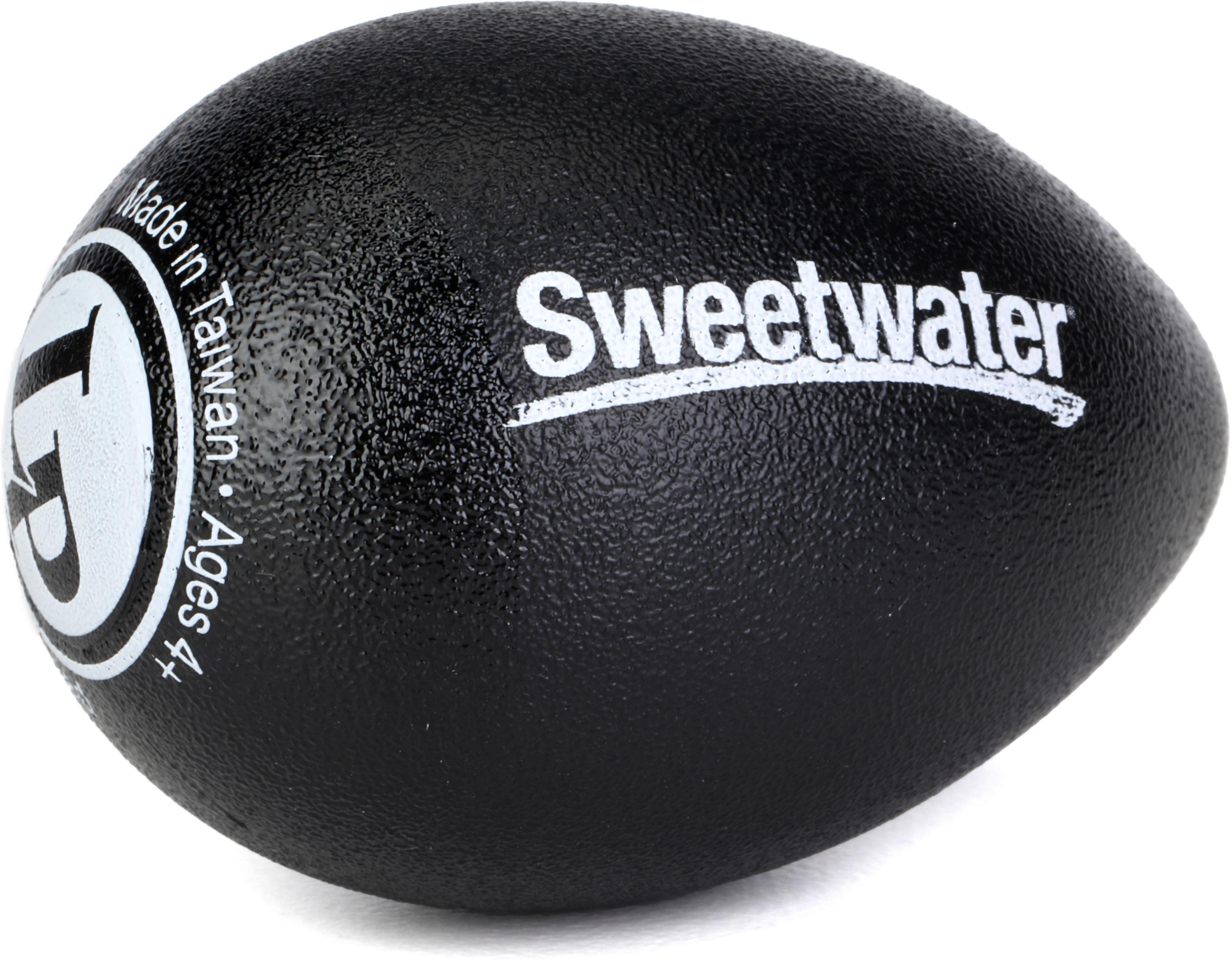 Bundled Item: Latin Percussion Sweetwater Egg Shaker - Black