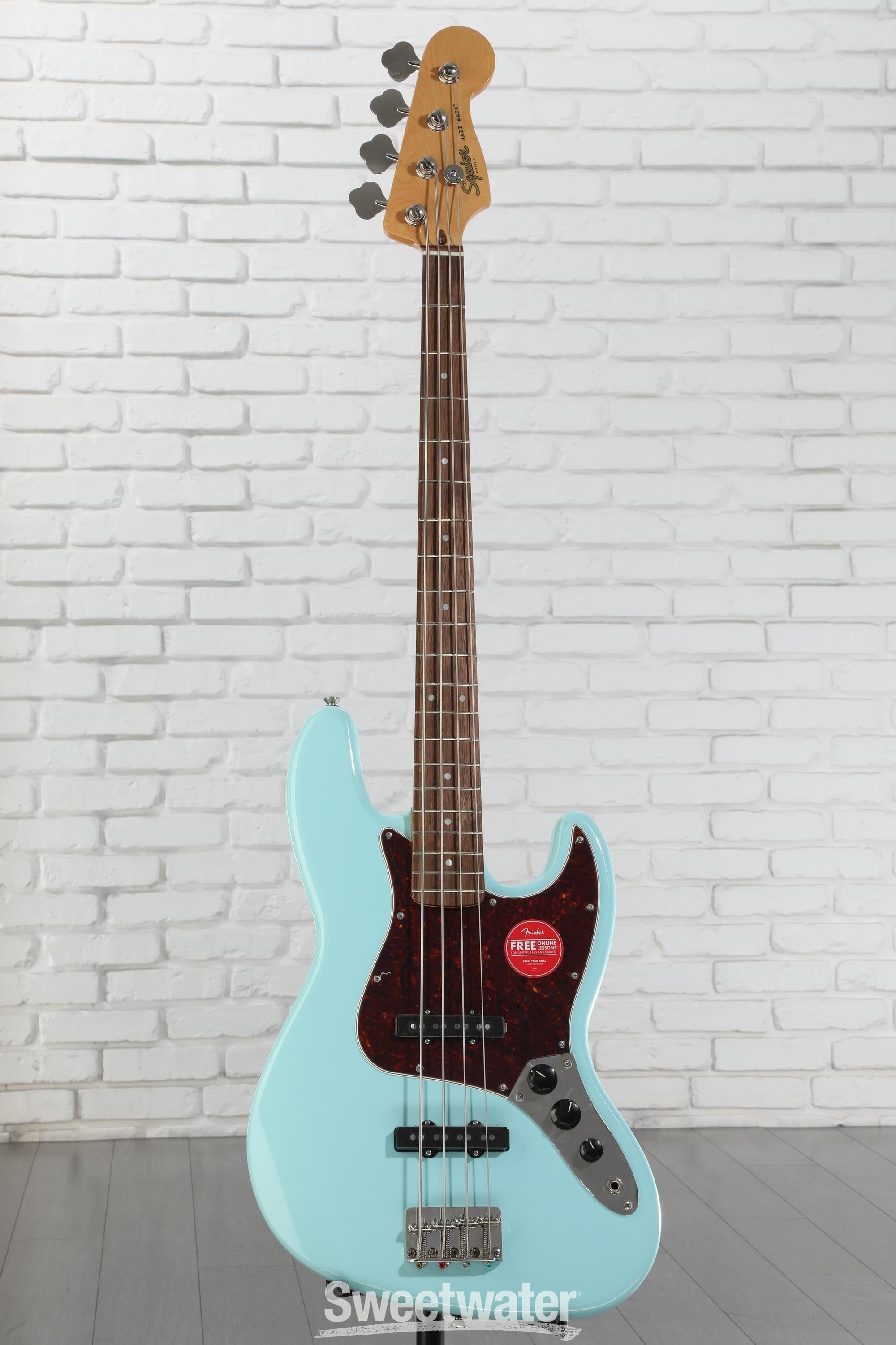 り　Classic Vibe '60s Jazz Bass® Squier Classic Vibe '60s Jazz Bass - Daphne Blue | Sweetwater