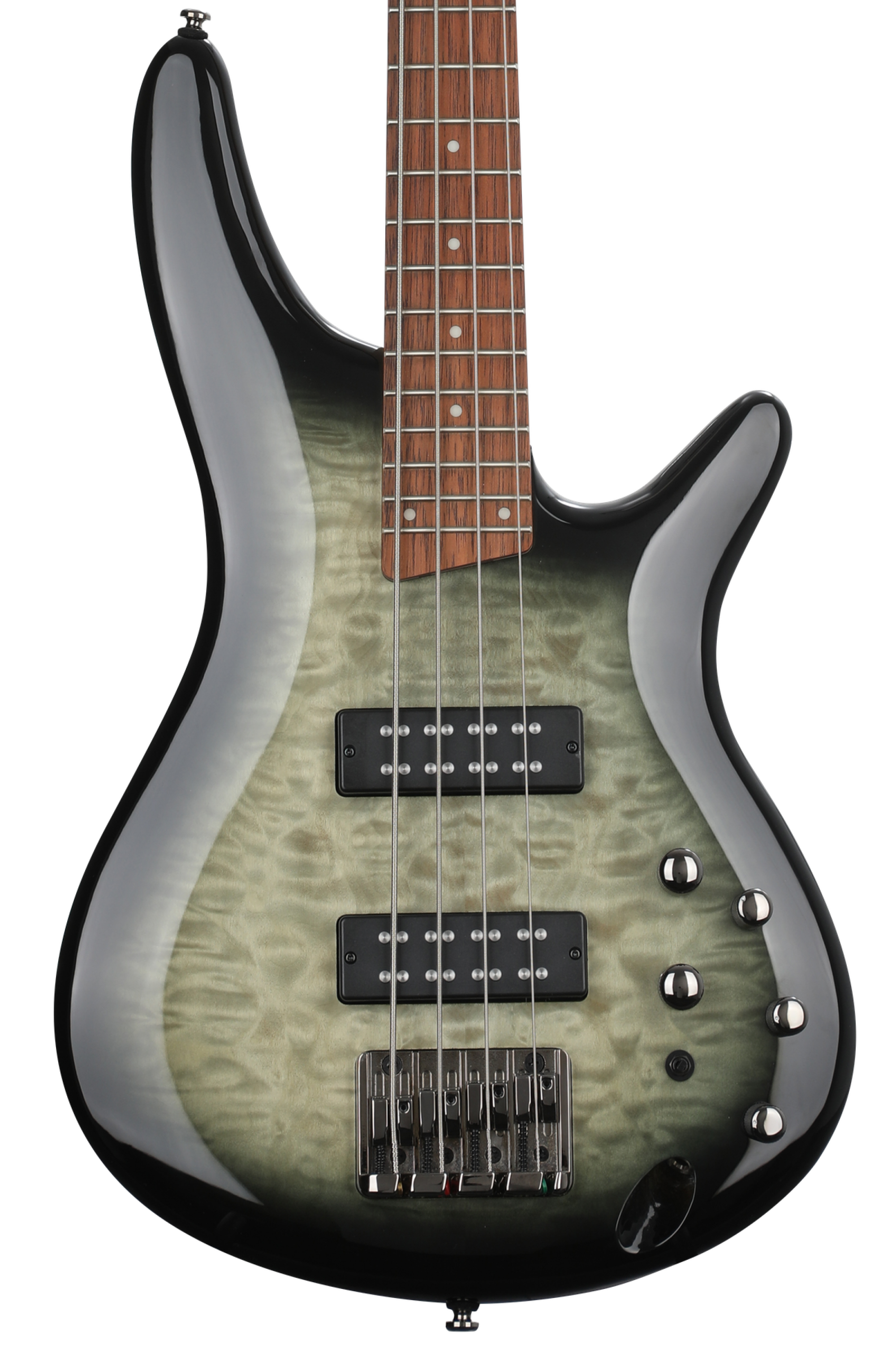 Ibanez Standard SR400EQM Bass Guitar Surreal Black Burst Gloss