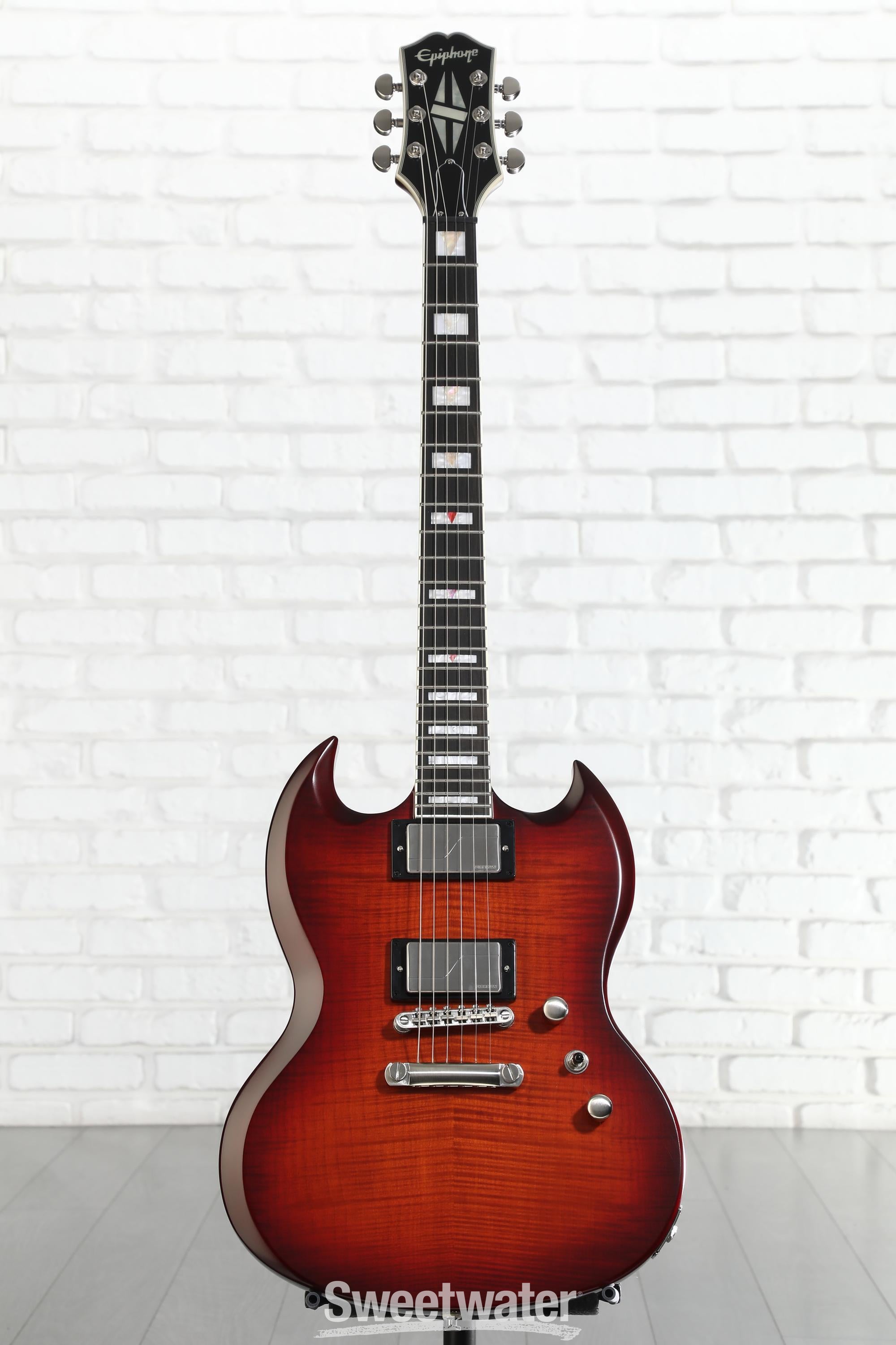 Epiphone SG Prophecy Electric Guitar - Aged Bengal Tiger Burst