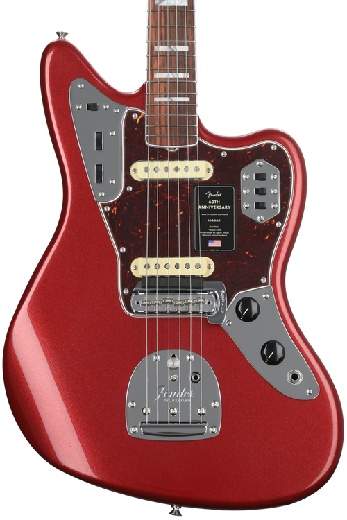 Fender 60th Anniversary Jaguar Electric Guitar - Mystic Dakota Red