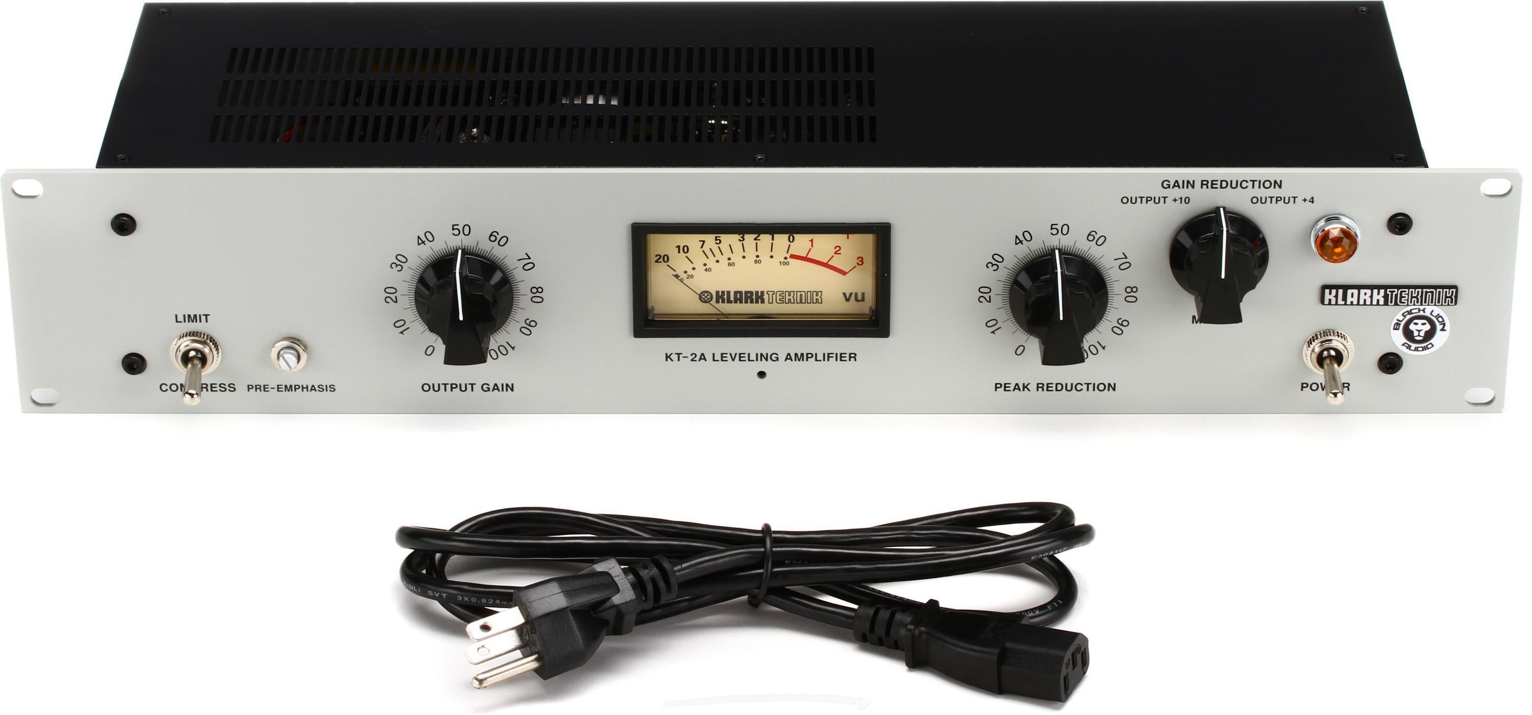 Black Lion Audio Modded Klark Teknik KT2A Optical Tube Leveling Amplifier -  Sweetwater Exclusive