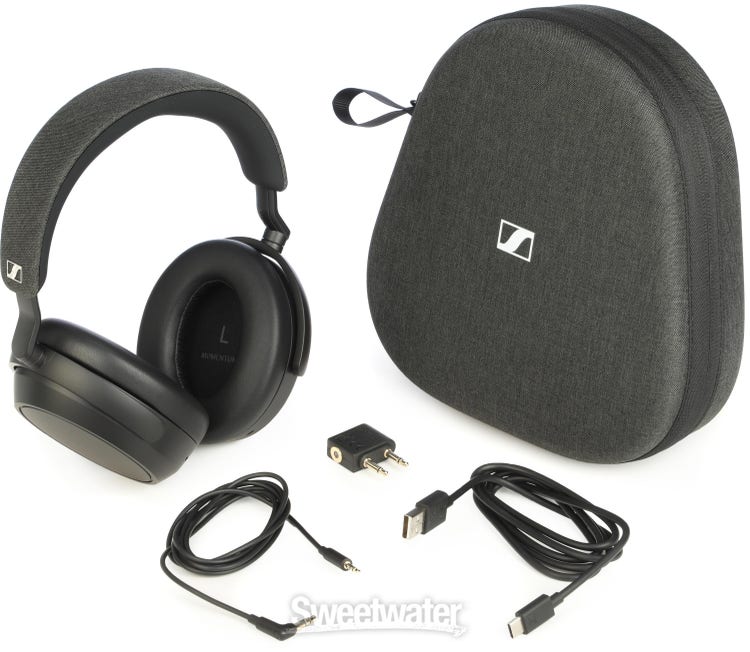Sennheiser M4AEBT Momentum 4 Wireless Headphones - Black | Sweetwater 