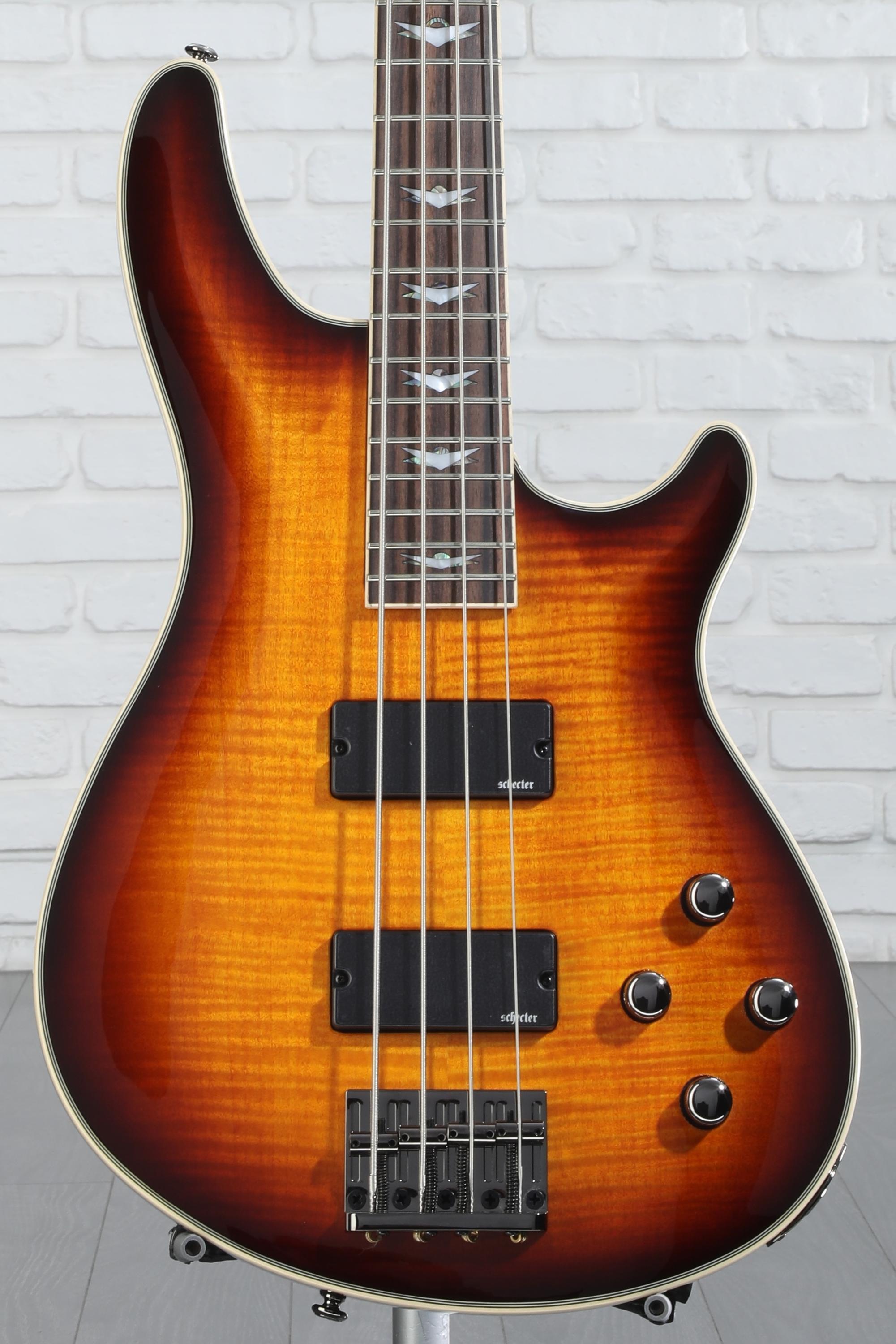 Schecter Omen Extreme-4 Bass Guitar - Vintage Sunburst | Sweetwater