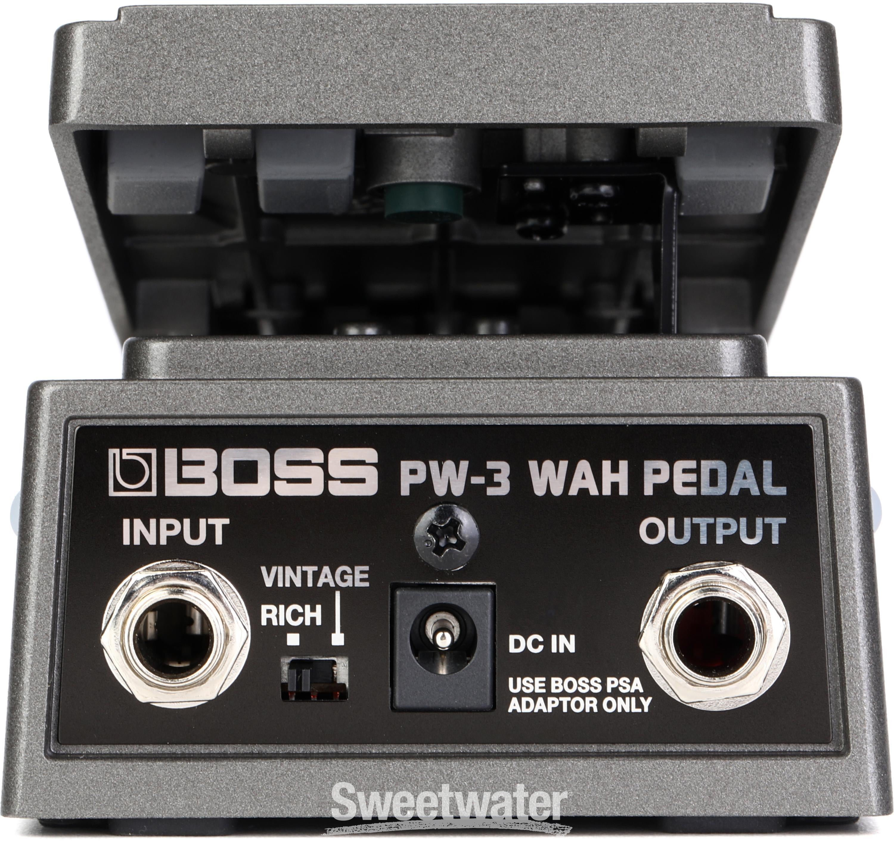 Boss PW-3 Compact Electric Guitar Wah Pedal | Sweetwater