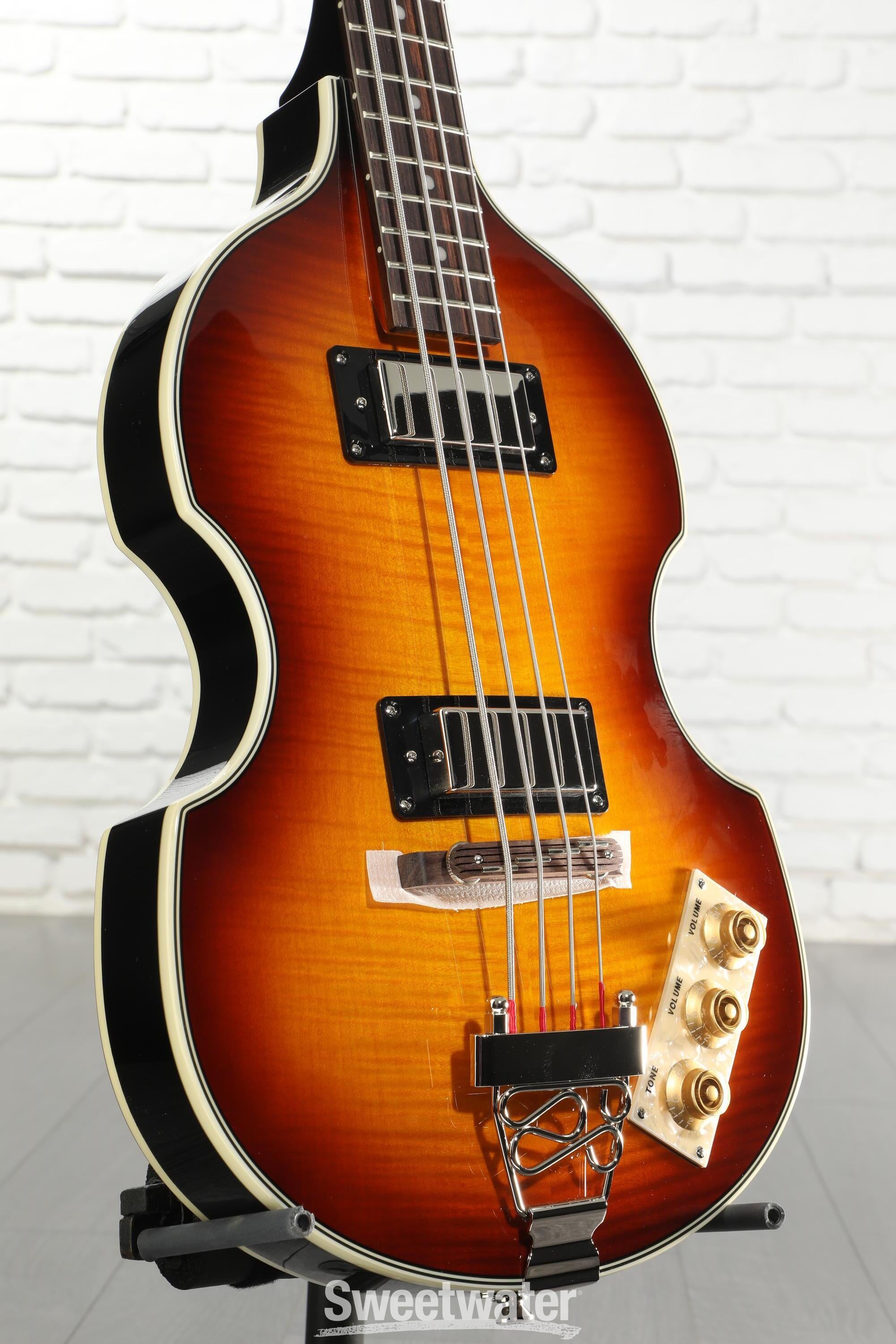 Epiphone Viola Bass - Vintage Sunburst Reviews | Sweetwater