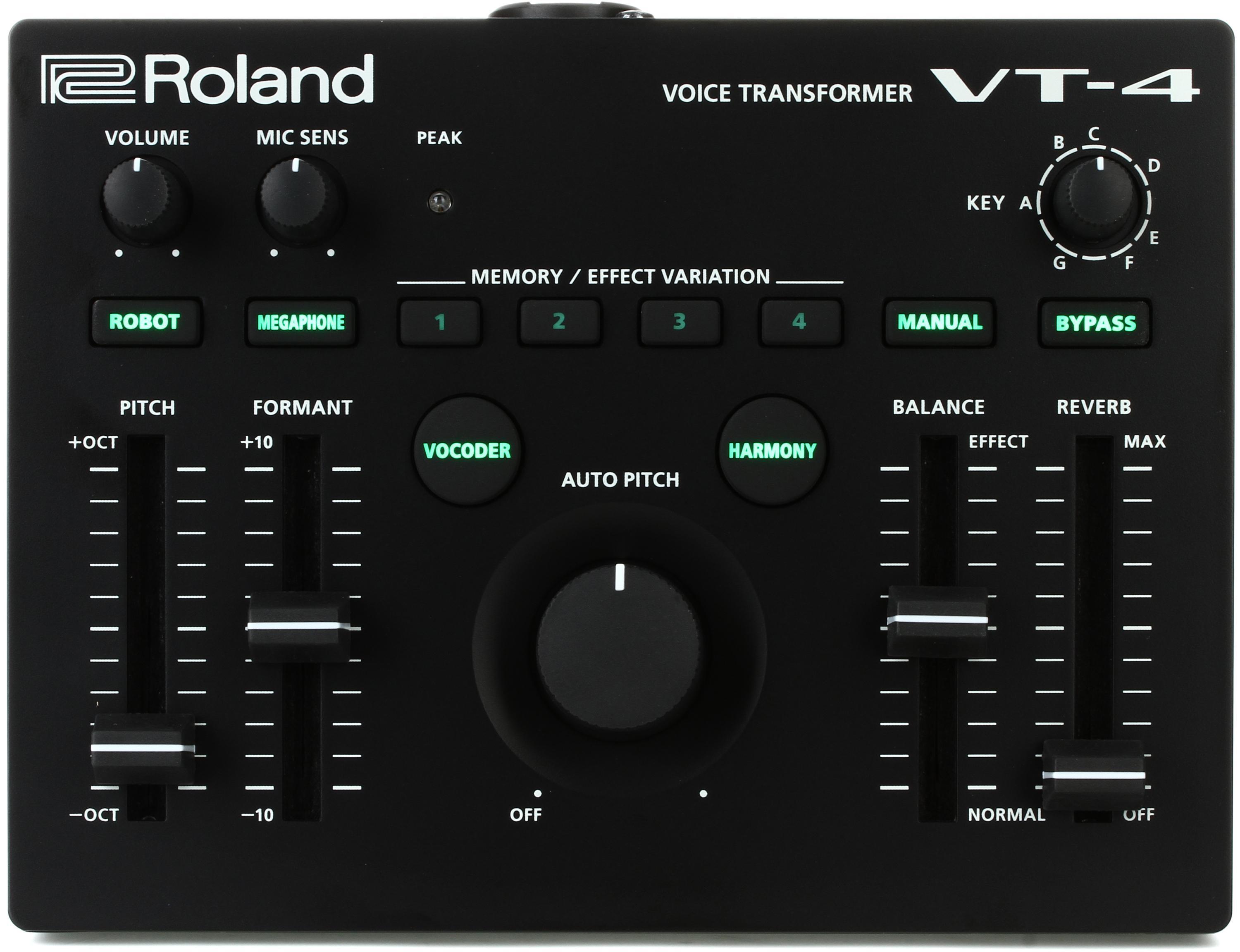 Roland VT-4 Voice Transformer u0026 Effects Processor | Sweetwater