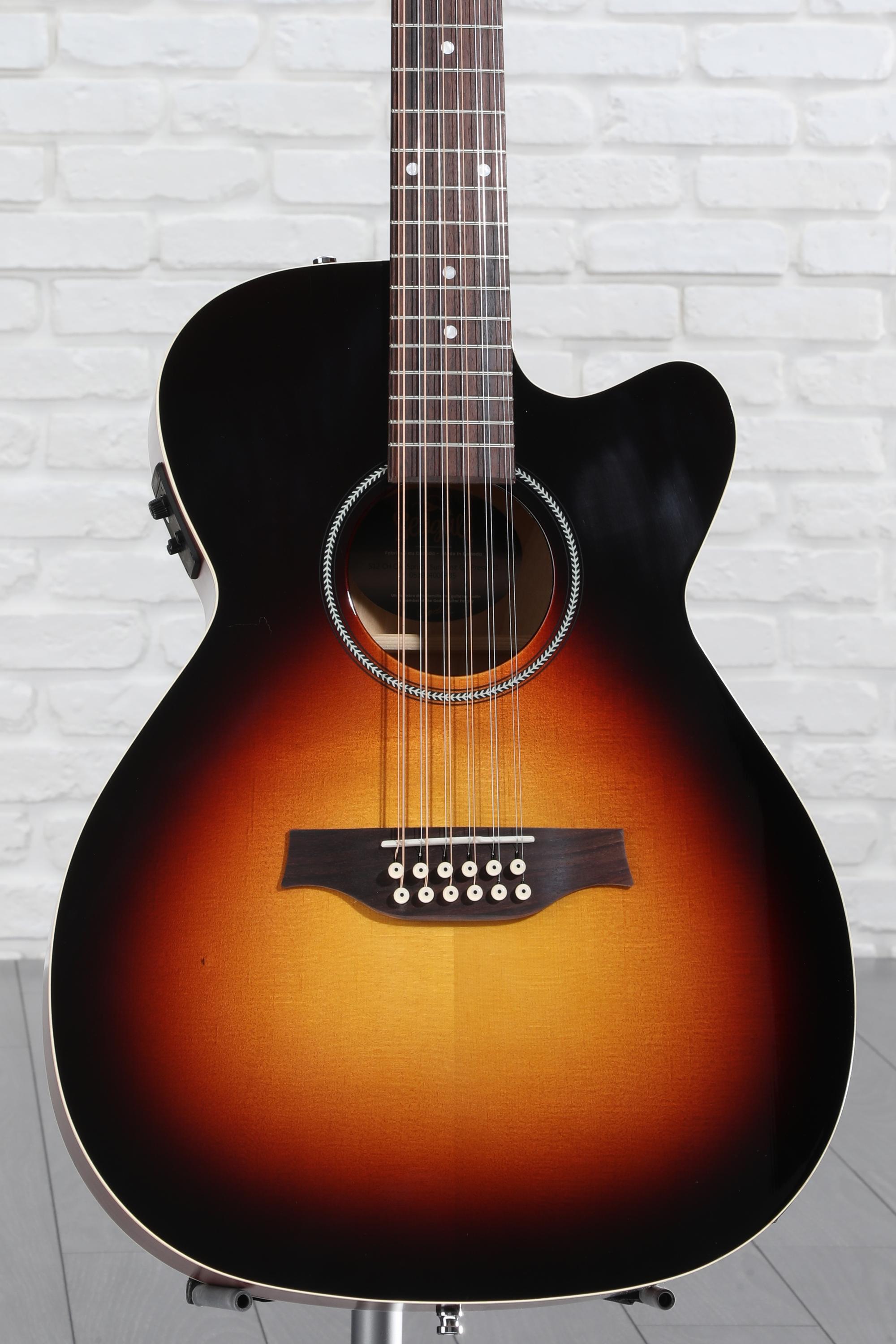 Seagull Guitars S12 CH CW Spruce Sunburst GT Acoustic-electric Guitar -  Sunburst