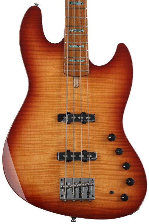 Sire Marcus Miller V10 Swamp Ash 4-string Bass Guitar - Tobacco