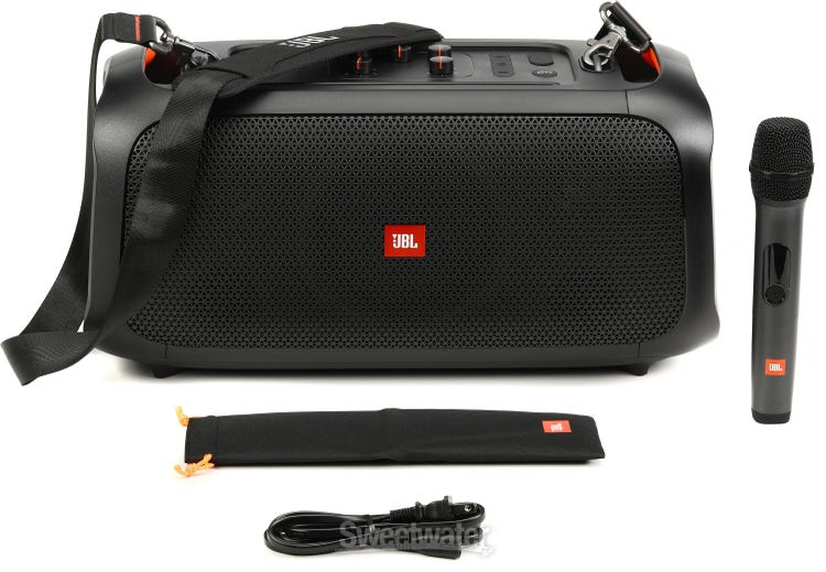 JBL Lifestyle PartyBox On-the-Go Portable Bluetooth Speaker with Wireless  Microphone & Lighting Effects Reviews