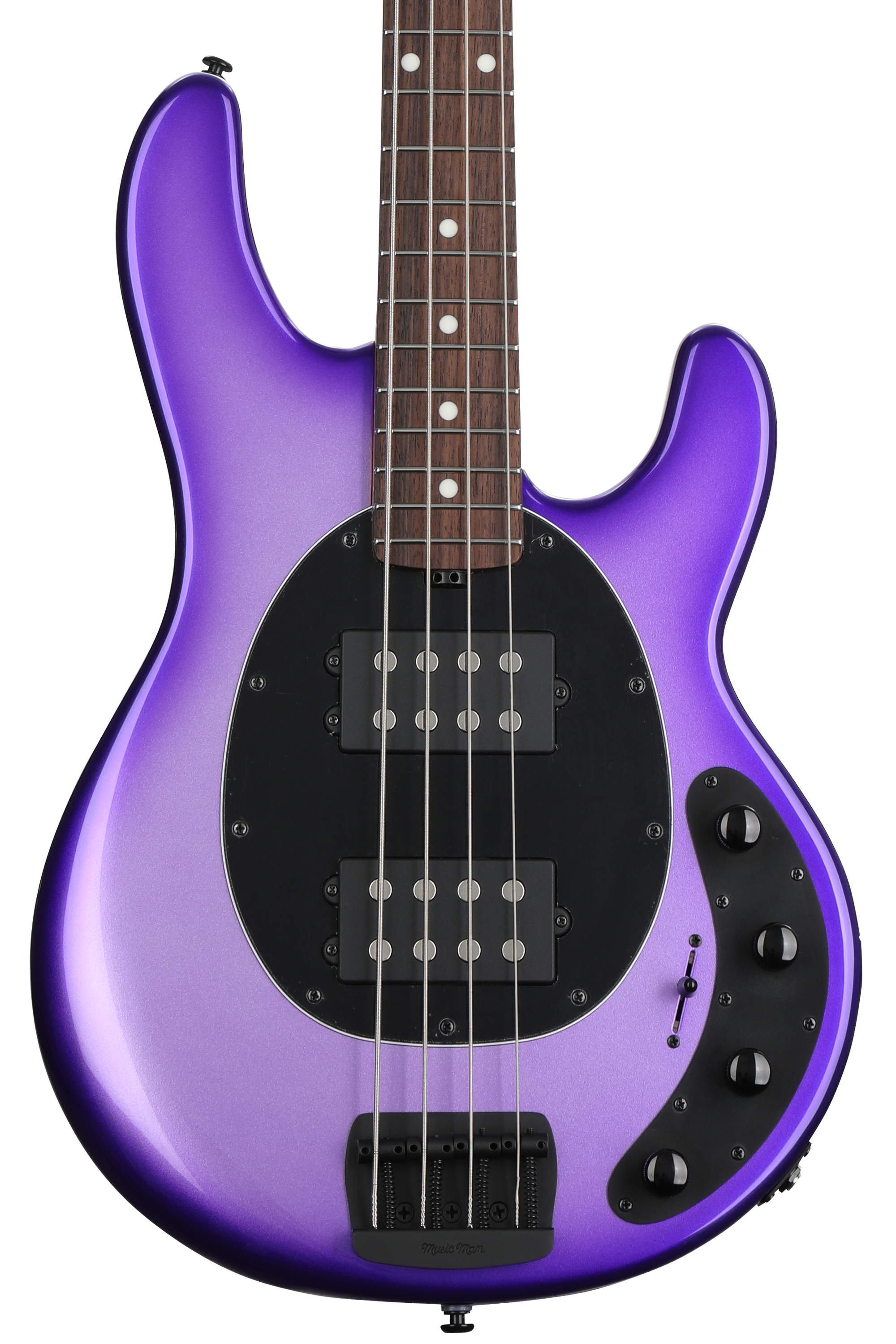 Ernie Ball Music Man StingRay Special 4 HH Bass Guitar - Black