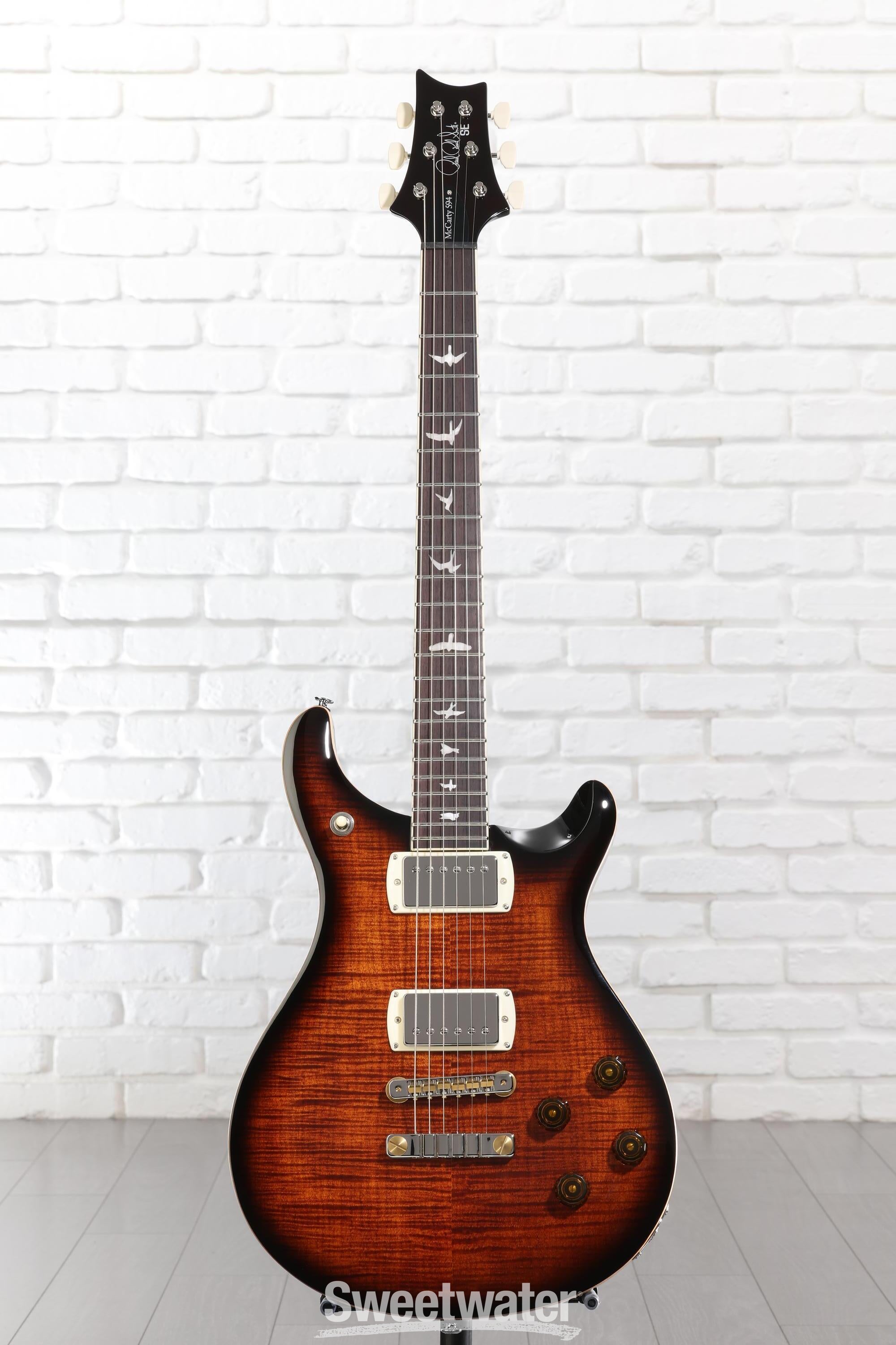 PRS SE McCarty 594 Electric Guitar - Black Gold Burst | Sweetwater